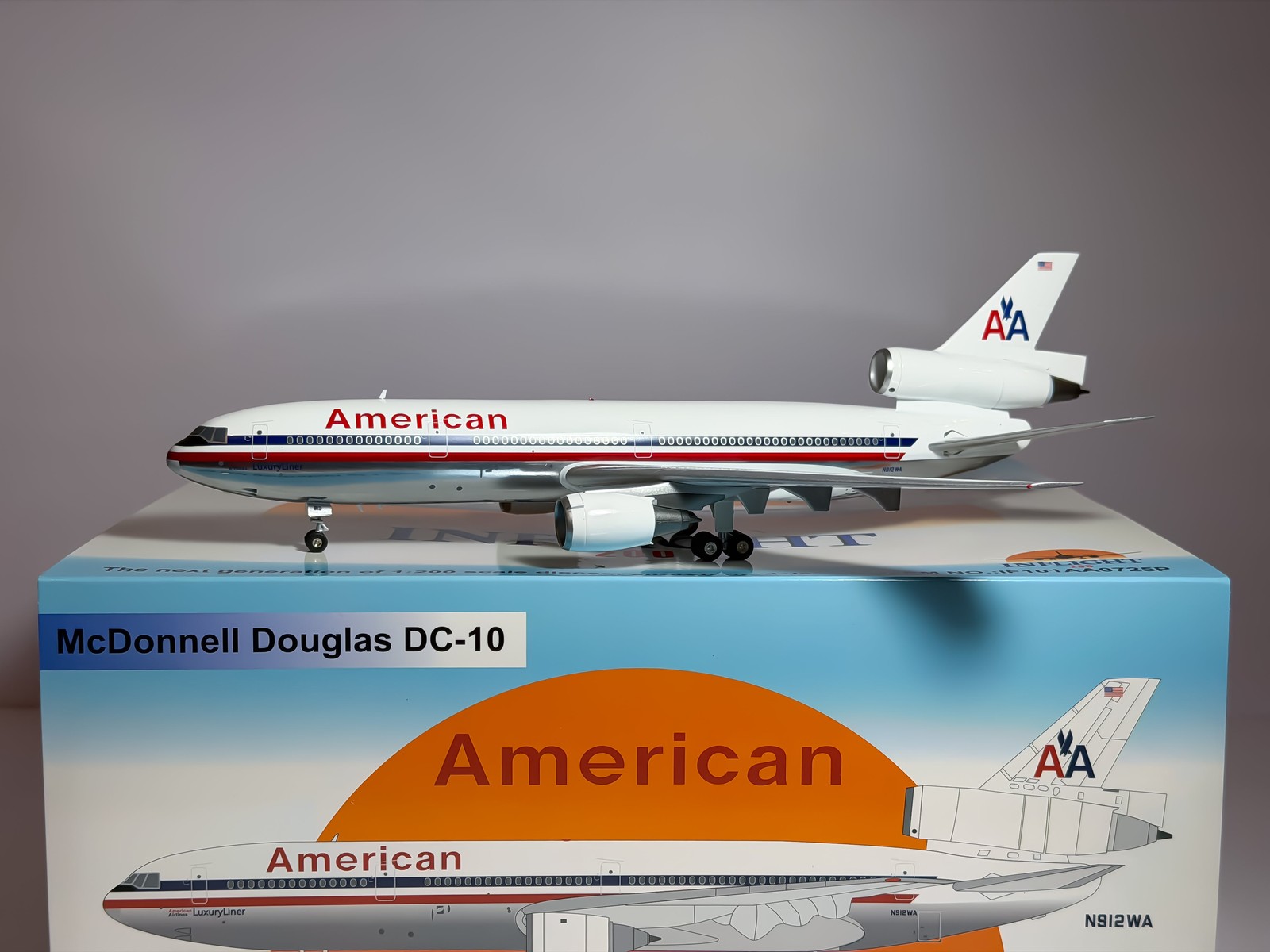 American Airlines McDonnell Douglas DC-10-10 1:200 Inflight200 N912WA