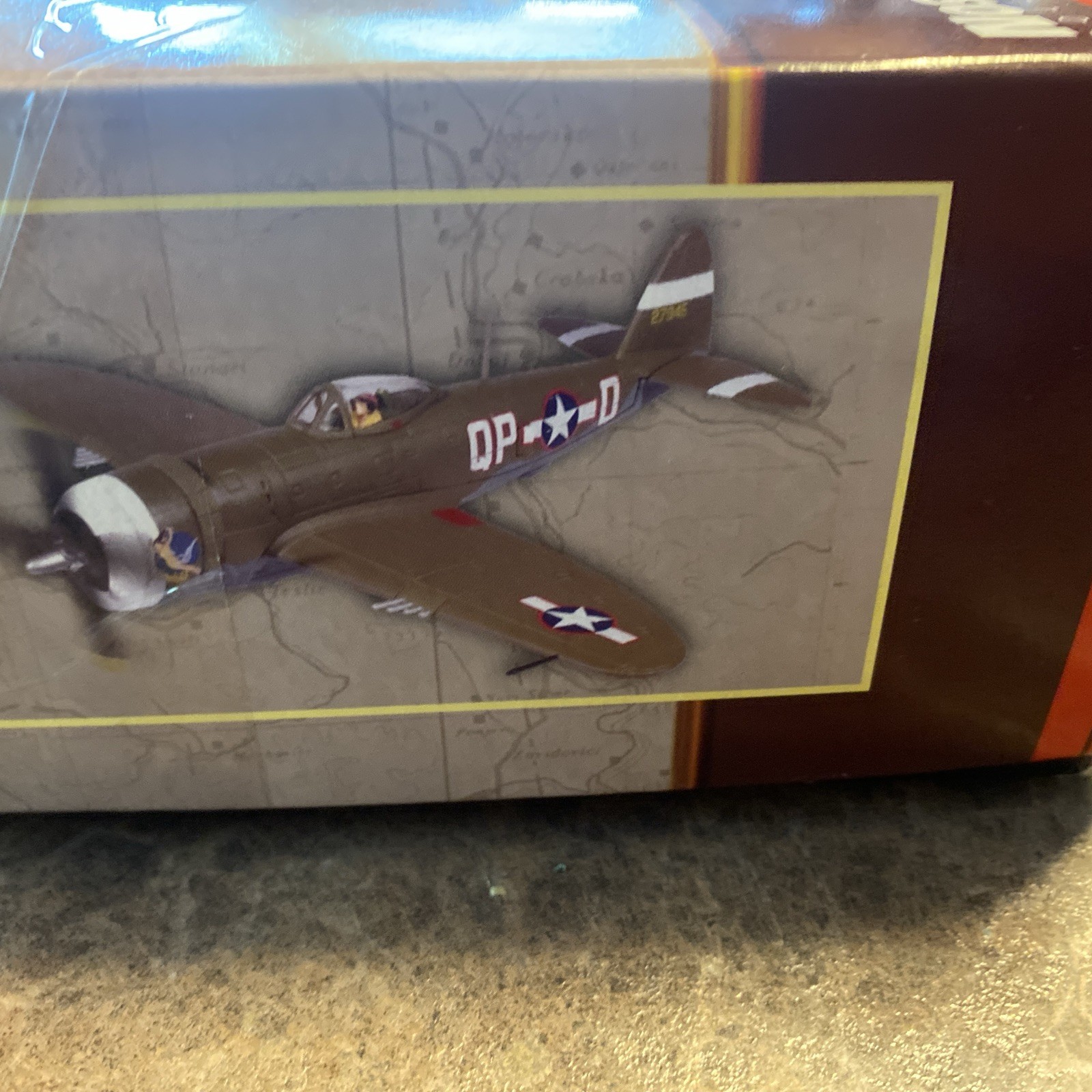 Virgil The Aviation Archive Diecast Model Of A P-47D Thunderbolt Aircraft