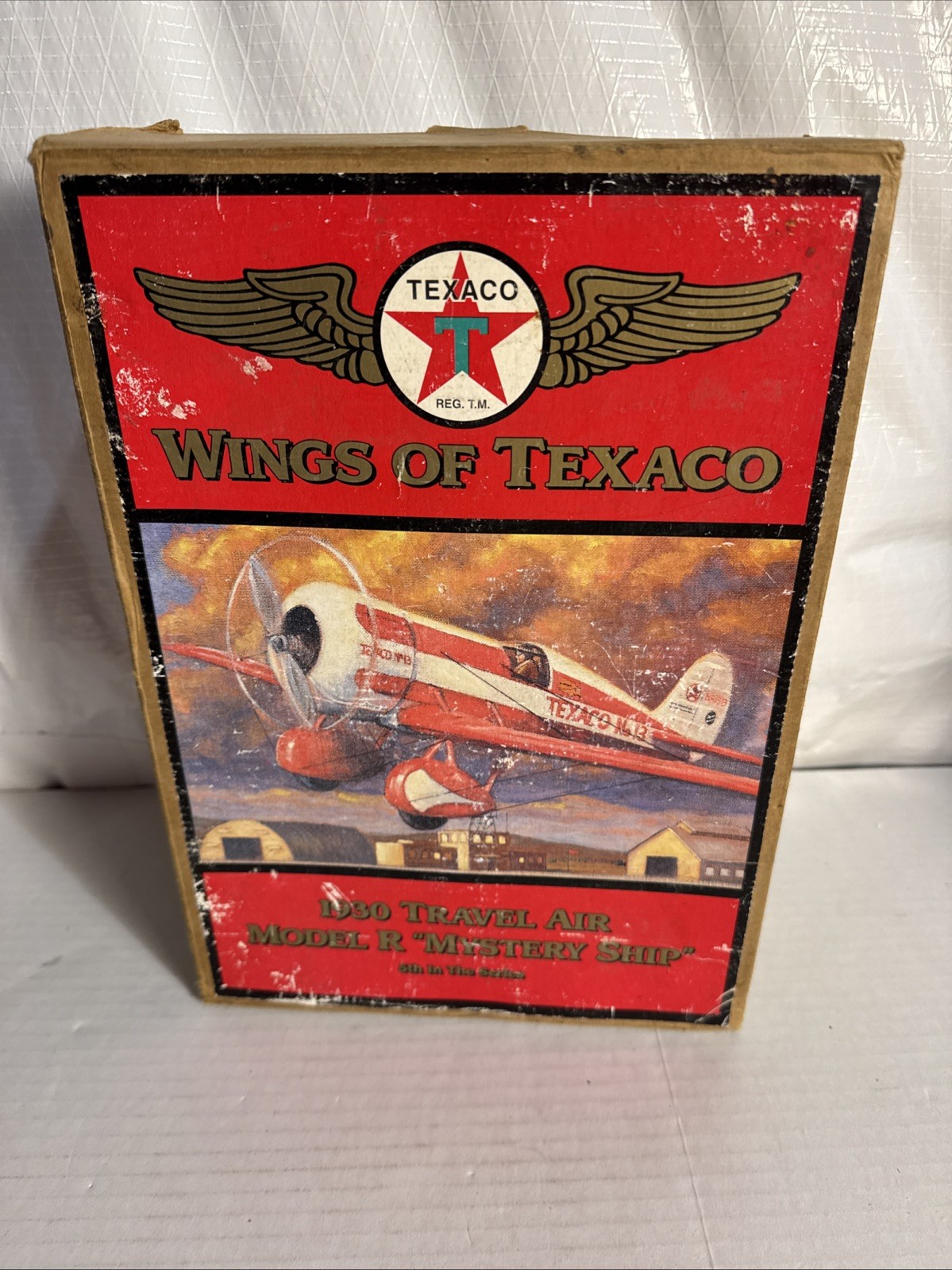 Wings of Texaco 1930 Travel Air Model R Mystery Ship Airplane Bank 5th in Series