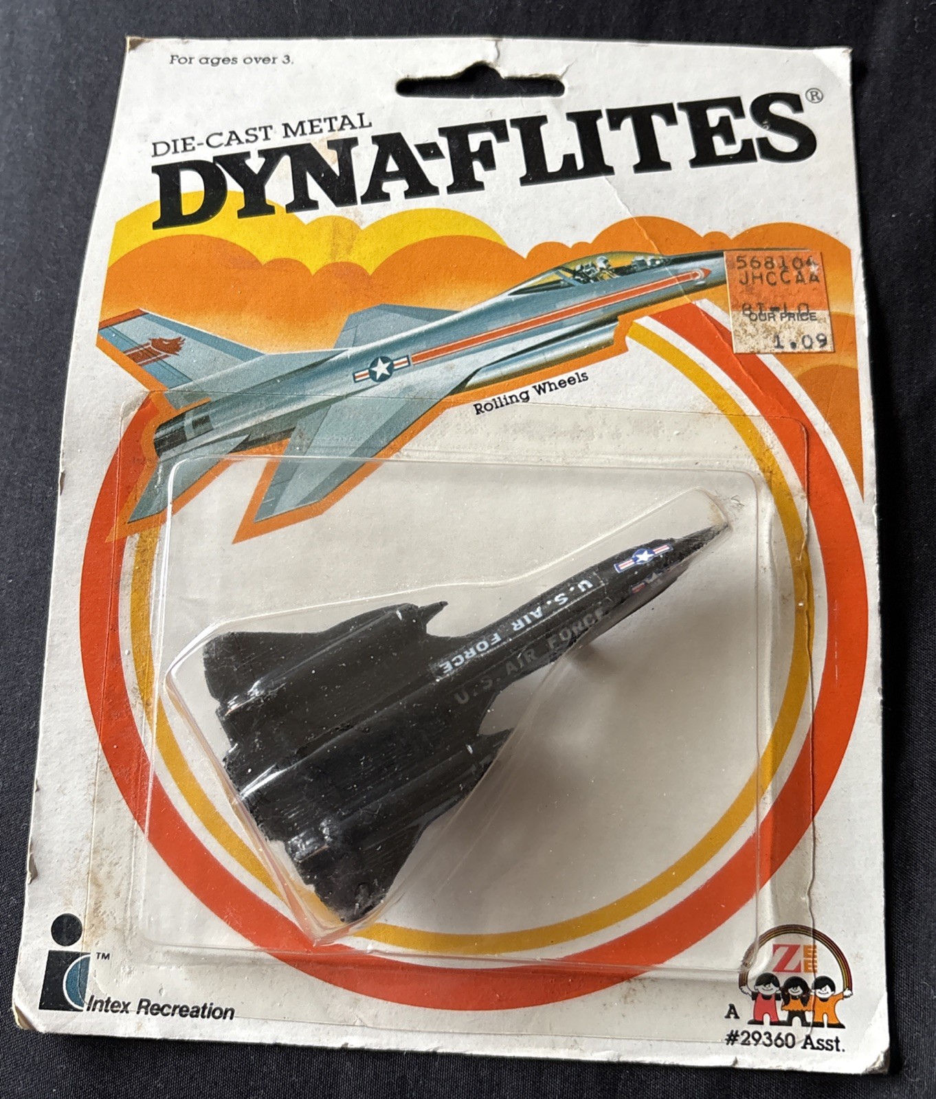 Dyna-Flites Lockheed SR-71 Blackbird US Air Force Habu Reconnaissance Jet