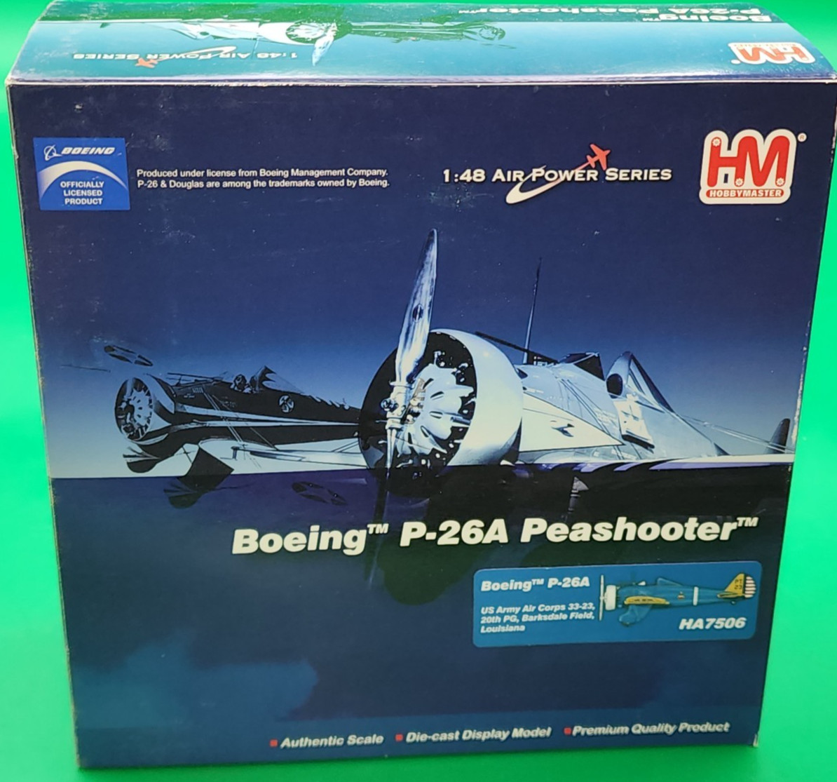 Hobby Master HA7506 P-26A Peashooter USAAC Barksdale Field Louisiana