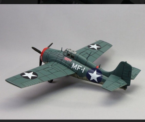 Die Cast “Grumman F4F Wildcat” W.W.II Aircraft Collection Fighter 1/72 #18