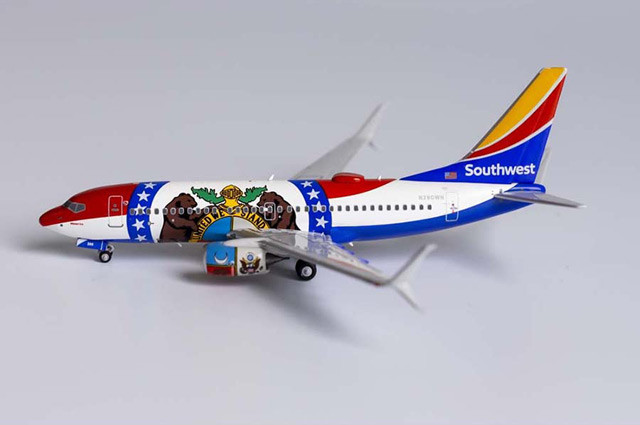77016 NG 737-700 1/400 Model Missouri One Southwest Airlines
