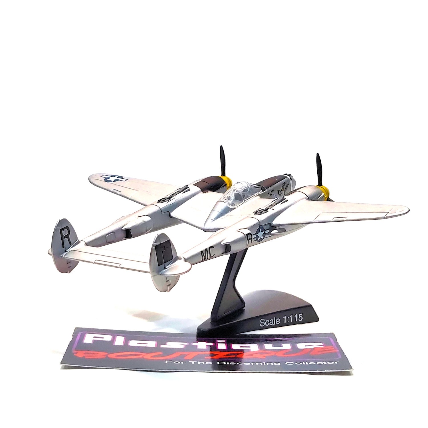 Del Prado P-38 Lightning 1:115 #28 AIRCRAFT OF ACES LOCKEED MARTIN USAF WWII