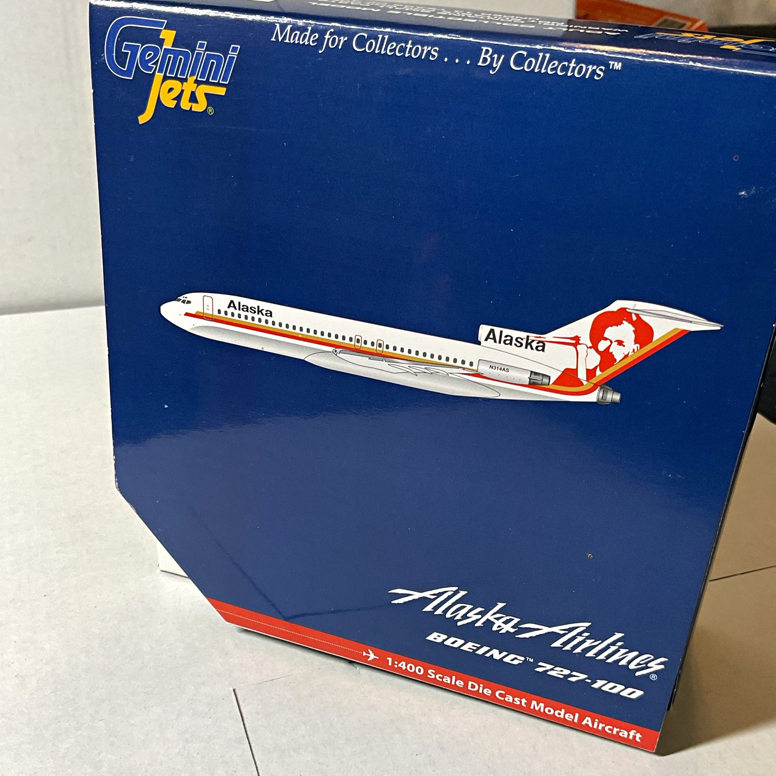 GeminiJets Alaska Airlines Boeing 727-100 1:400 Diecast Limited Edition GJASA765