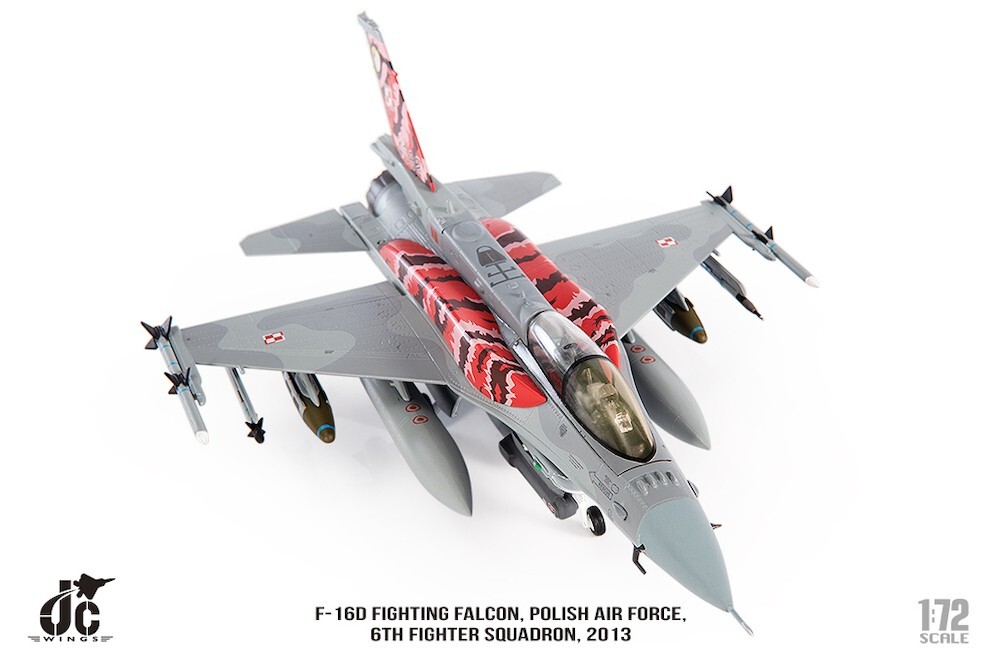 F-16D Fighting Falcon, Polish Air Force 6th FS, NATO, JC Wings JCW-72-F16-017