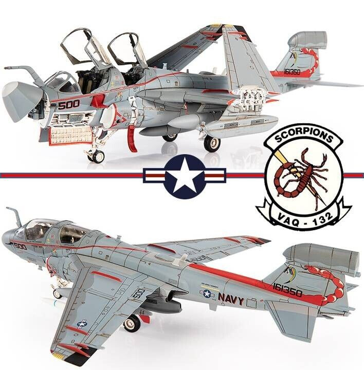 EA-6B Prowler USN VAQ-132 Scorpions USS JF Kennedy 1:72 JC Wings JCW-72-EA6B-006