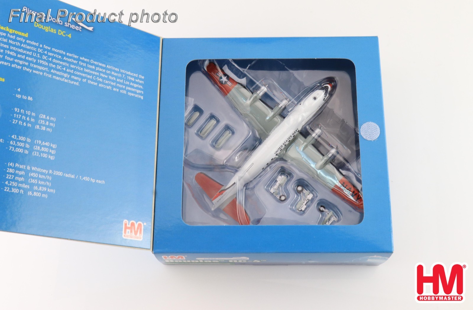 Hobby Master 1/200 HL2025 C-54Q Skymaster USNTPS NAS Patuxent River, Maryland