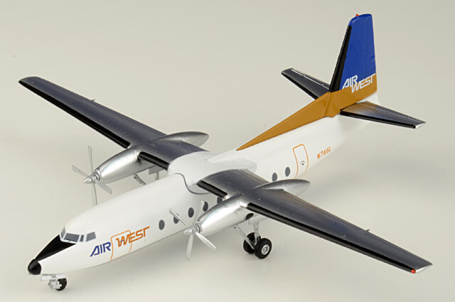 WE19019 AeroClassics F-27 1/200 Model N746L Air West