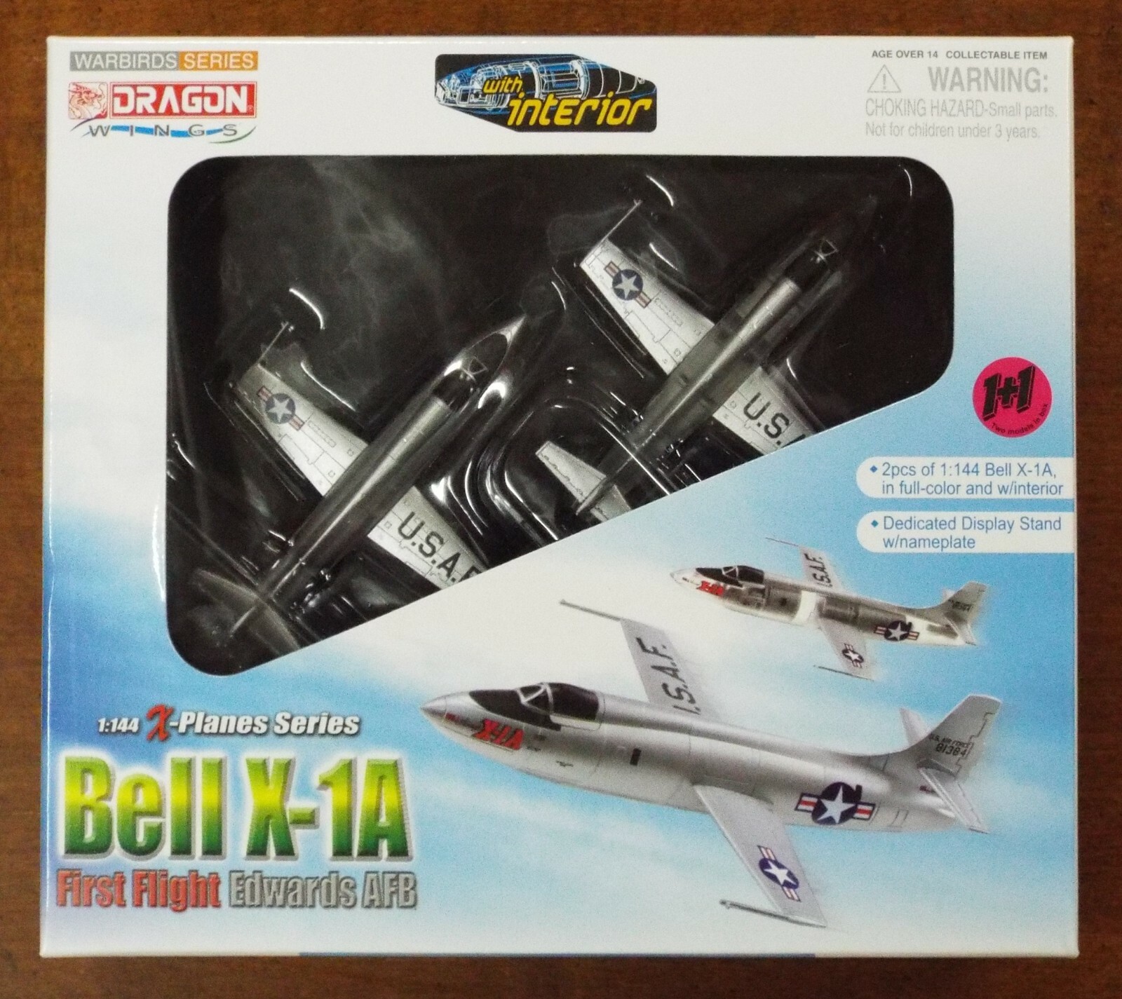 1/144 Bell X-1A “First Flight” (2 Models) Dragon Wings #51038 Factory Seal MISB