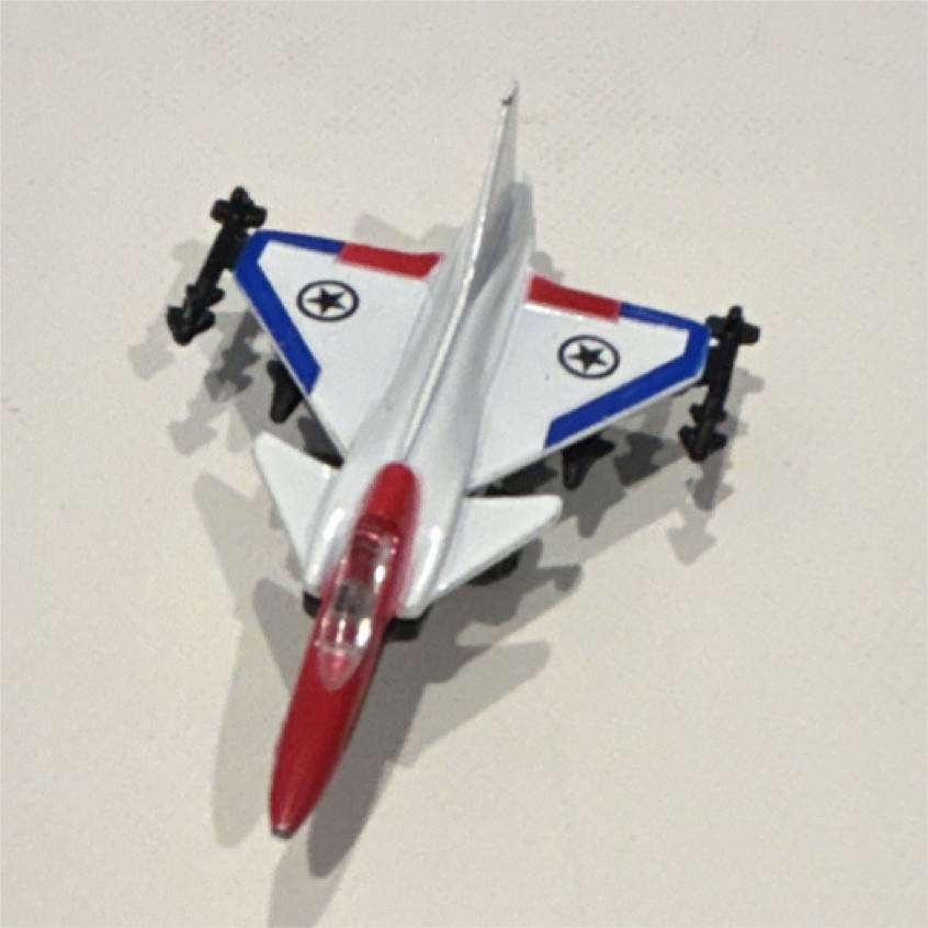 Diecast Military Airplane Model Toy Contemporary White Red Blue Black