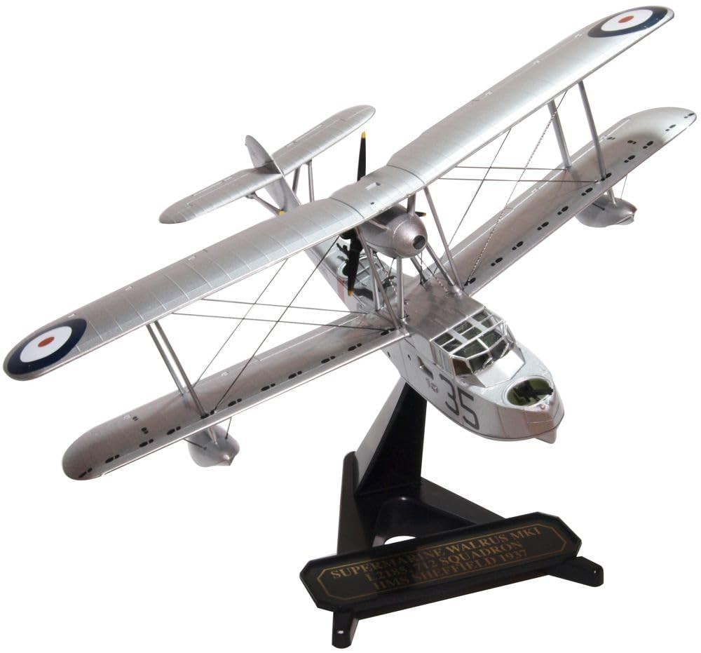 Oxford Diecast 1:72 Supermarine Walrus L2185-712 Sqn – HMS Sheffield 1937