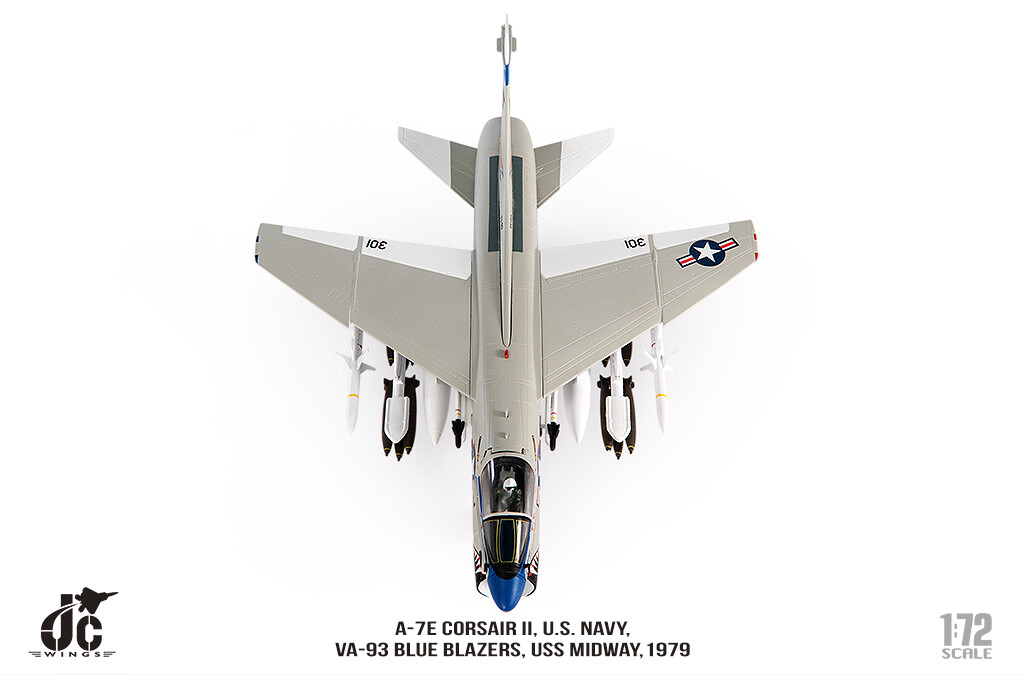 1:72 JC Wing A-7E CORSAIR I.U.S.NAVY,VA-93,1979 Fighter Diecast Aircraft Model
