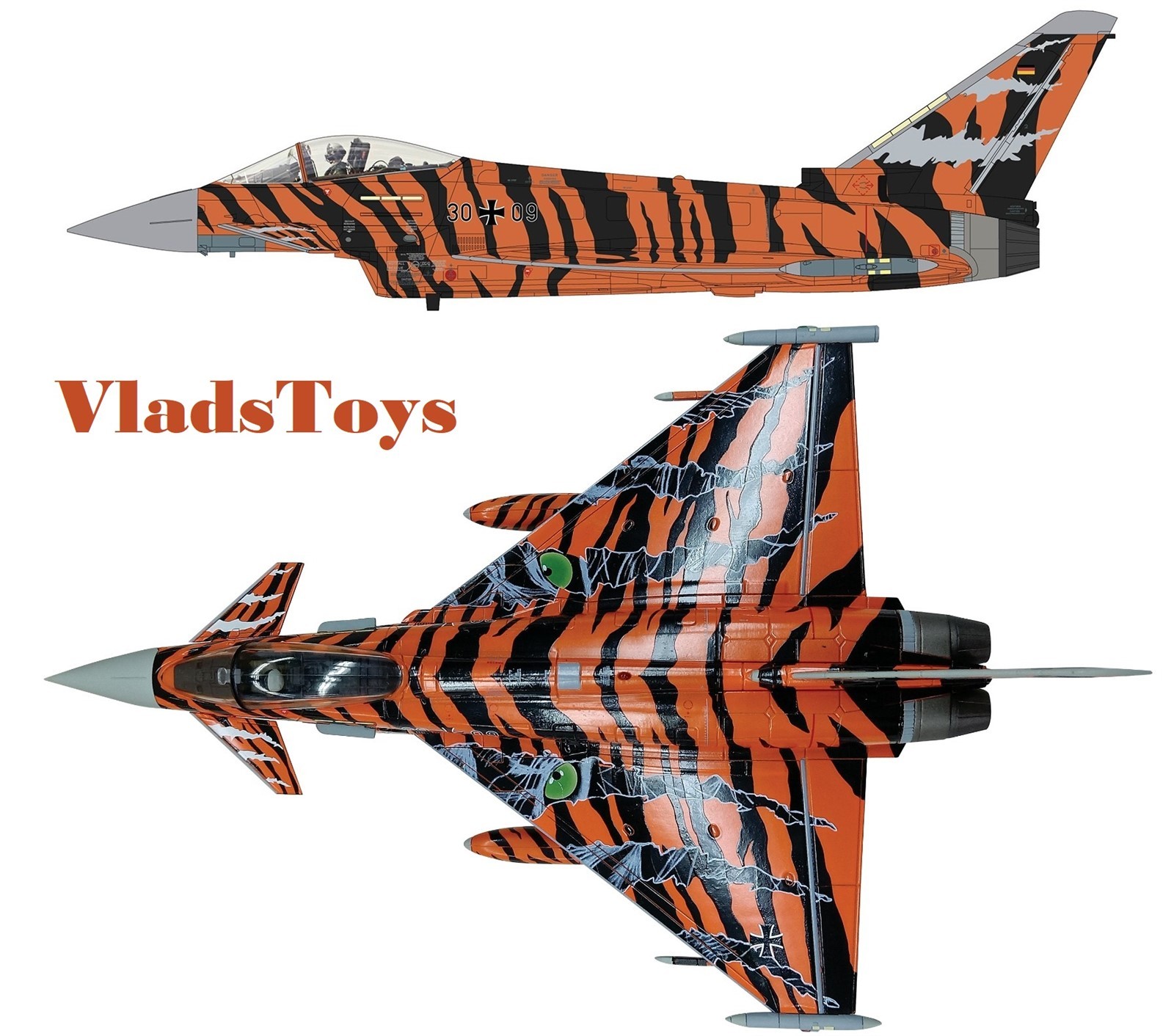 Hobby Master 1/72 Eurofighter EF-2000 Typhoon S NATO Tiger Meet 2014 HA6609