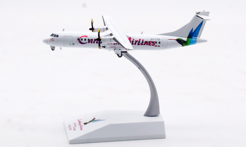 1:200 JC Wings Carribbean Airlines ATR72-600 Airplane Diecast Aircraft Model