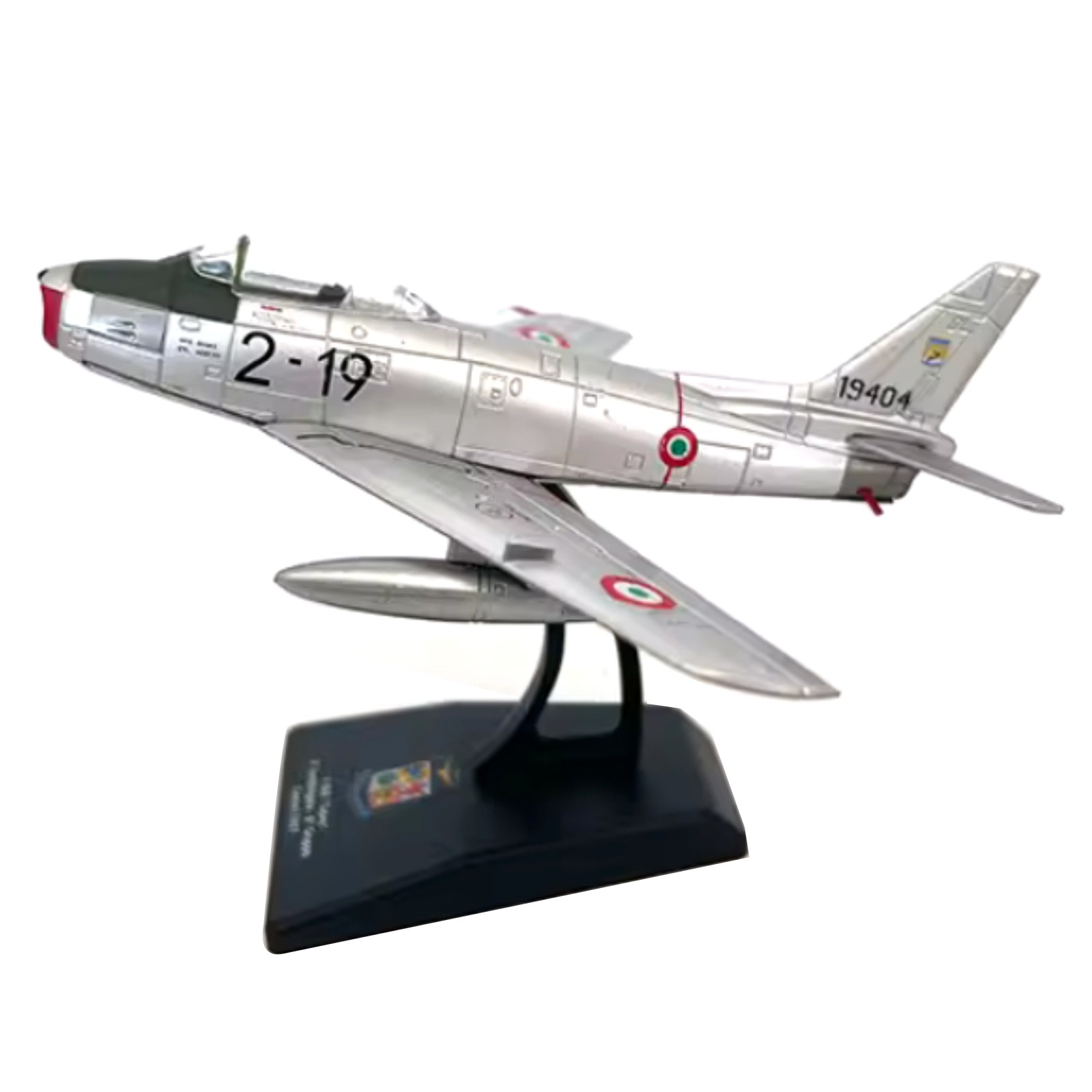 11.5cm 1:100 Italian F-86 Sabre Fighter Finished Model Gifts Choice For Birthday