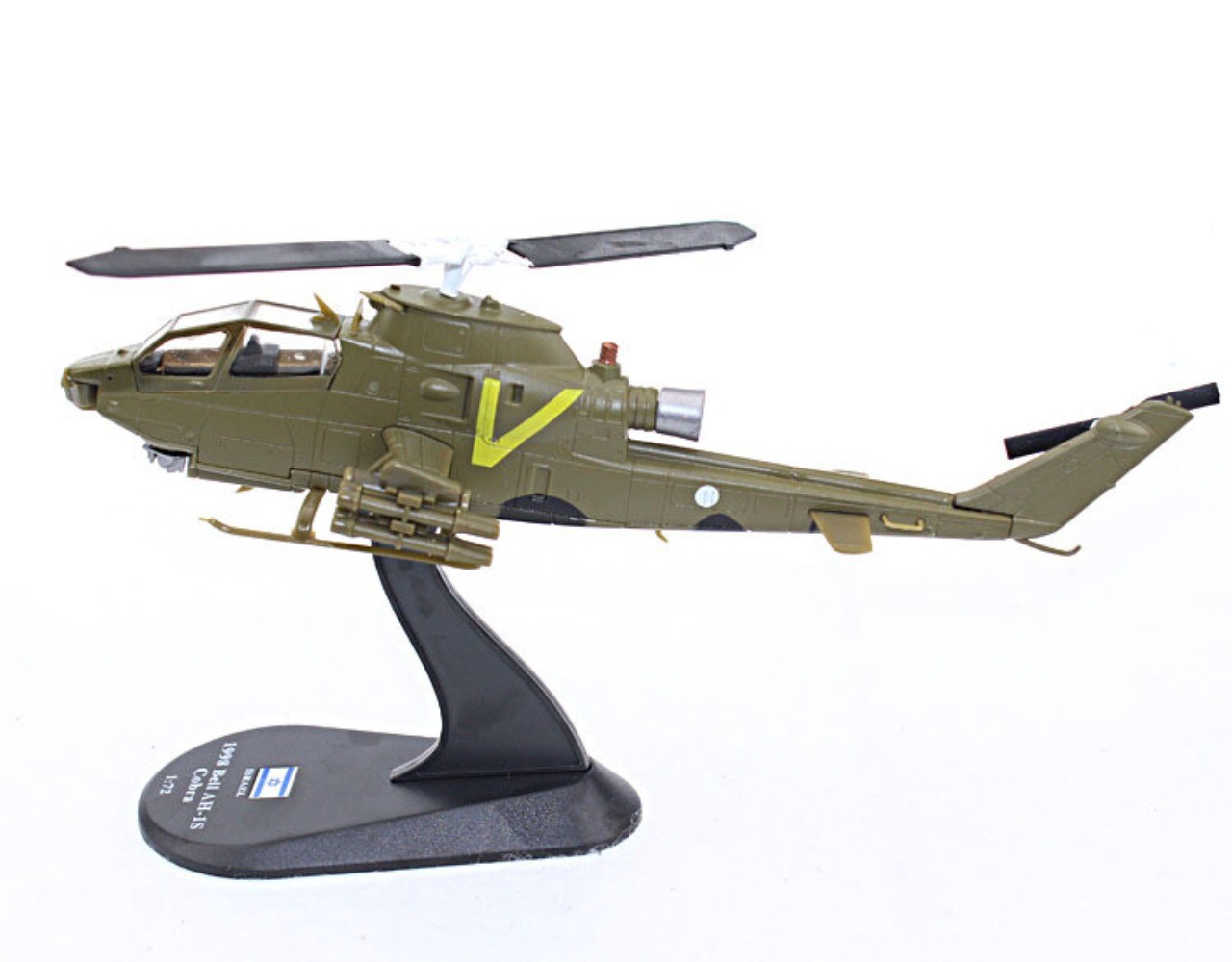 1:72 Diecast Military Model Israeli Air Force Bell AH-1S Cobra Attack Helicopter
