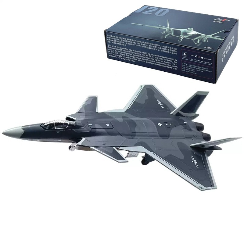 AF1 1:144 Alloy Diecast Military Model Chinese Air Force J-20 Fire Fang Fighter