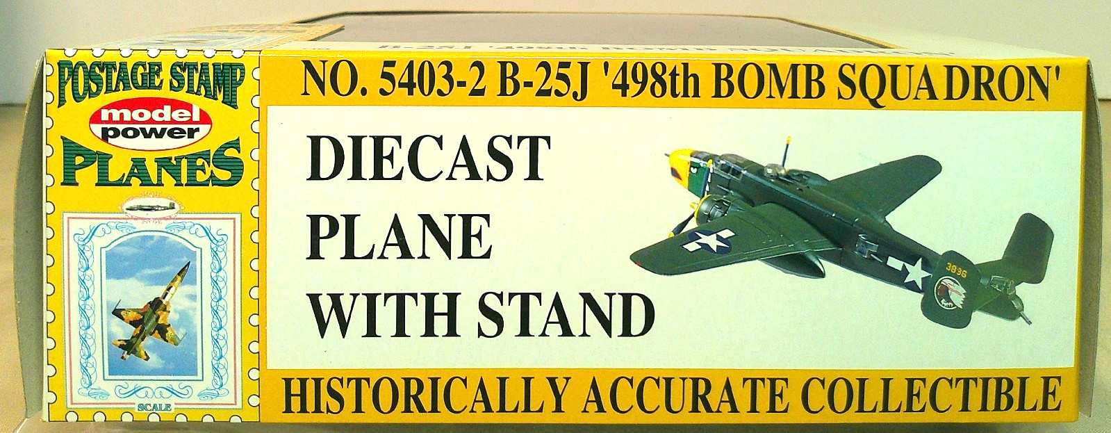 Model Power Postage Stamp Planes Series G 5403-2 B-25J Mitchell ‘498th Squadron’