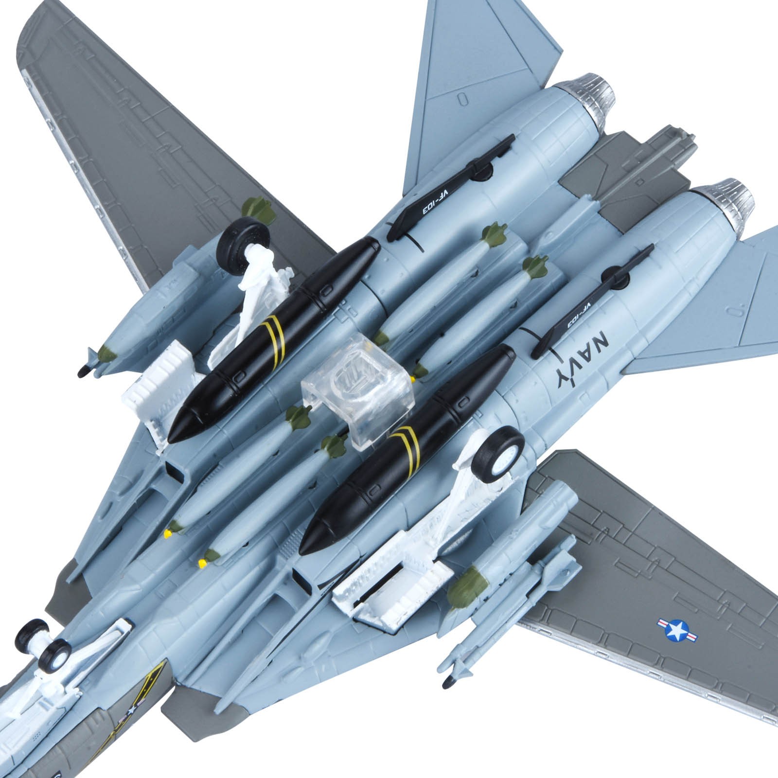 F-14 Tomcat US 1:100 Diecast Fighter Simulation Alloy Aircraft Airplane Model