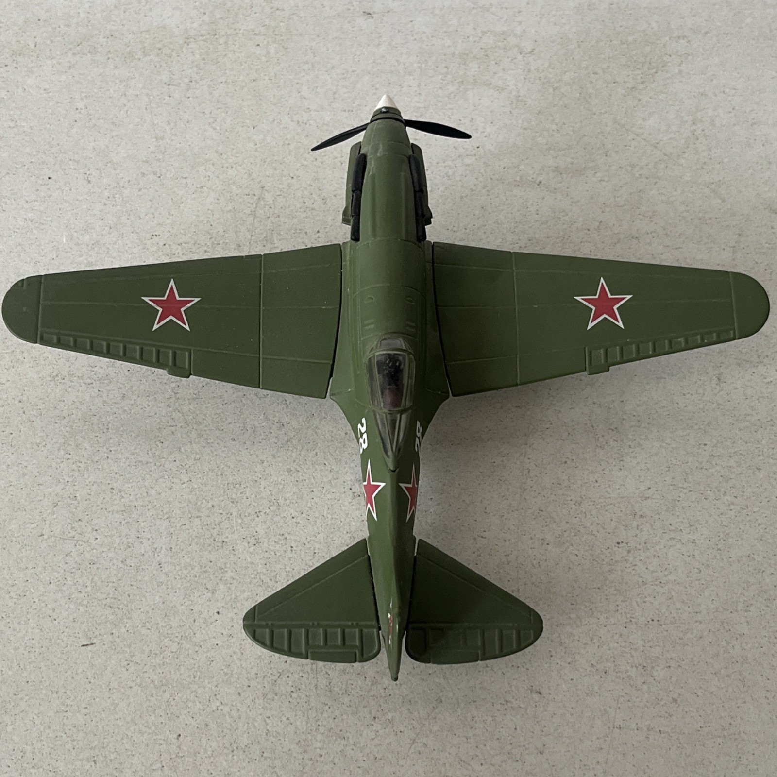 Mig-3 World War II Series Diecast Plane 1/48 Unboxed Air Signature Repair needed
