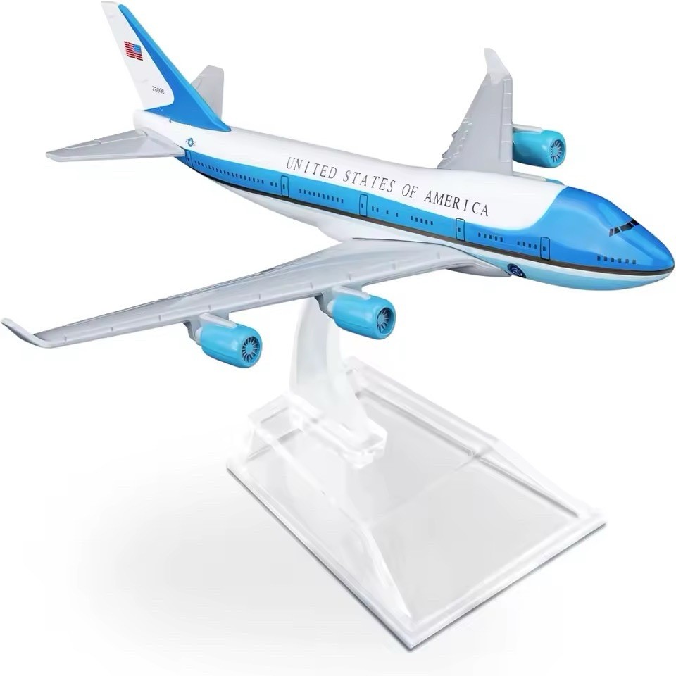1:400 Air Force One Boeing 747 Model 16cm Diecast Alloy Metal Aircraft Plane
