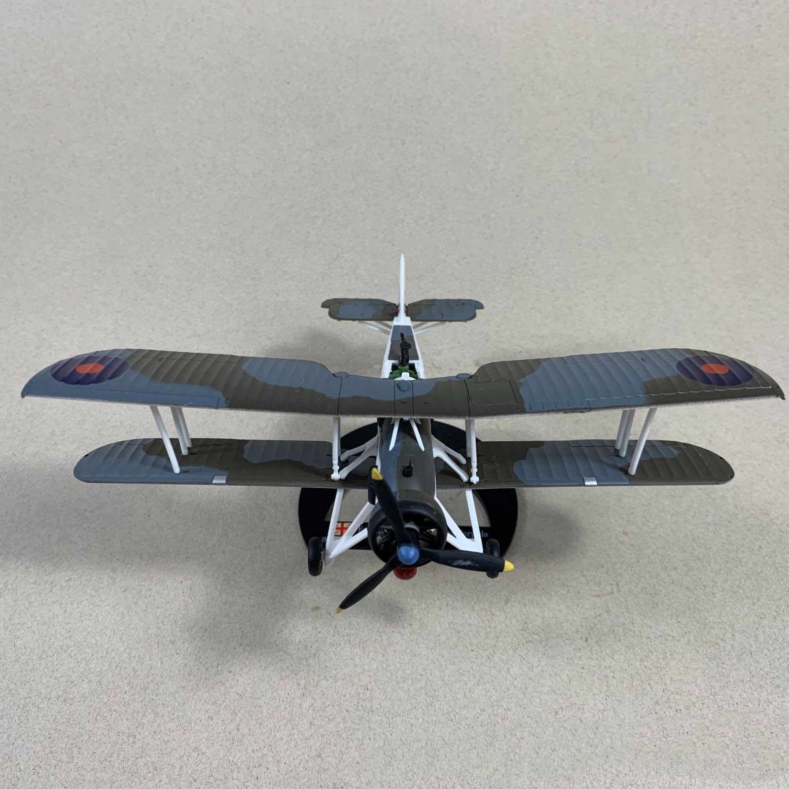 1/72 WWII British Navy Fairey Swordfish Aircraft Model Restore Original Airplane