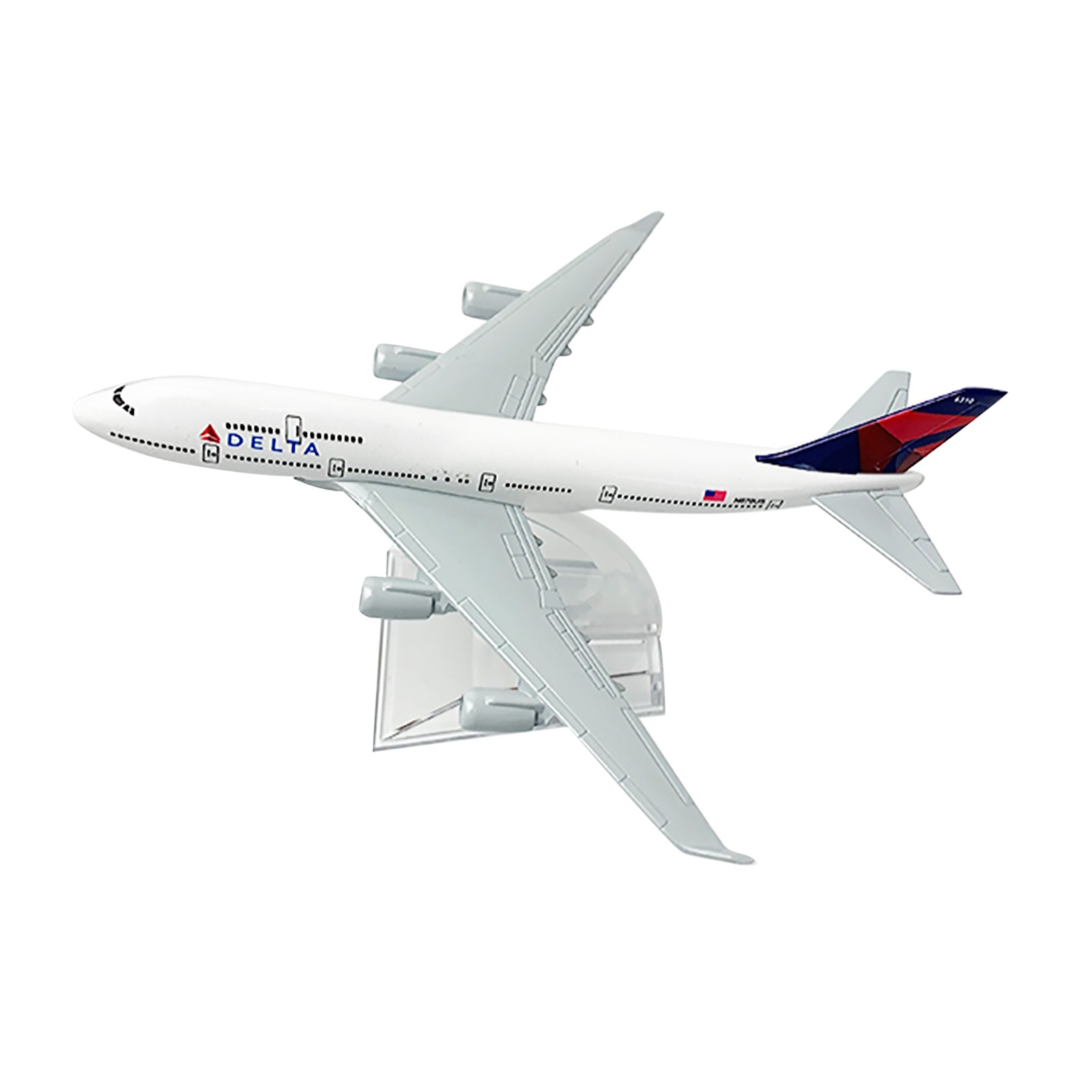 1/400 Scale 16cm Delta B747 Alloy Plane Model Alloy Diecast Plane Model Decor