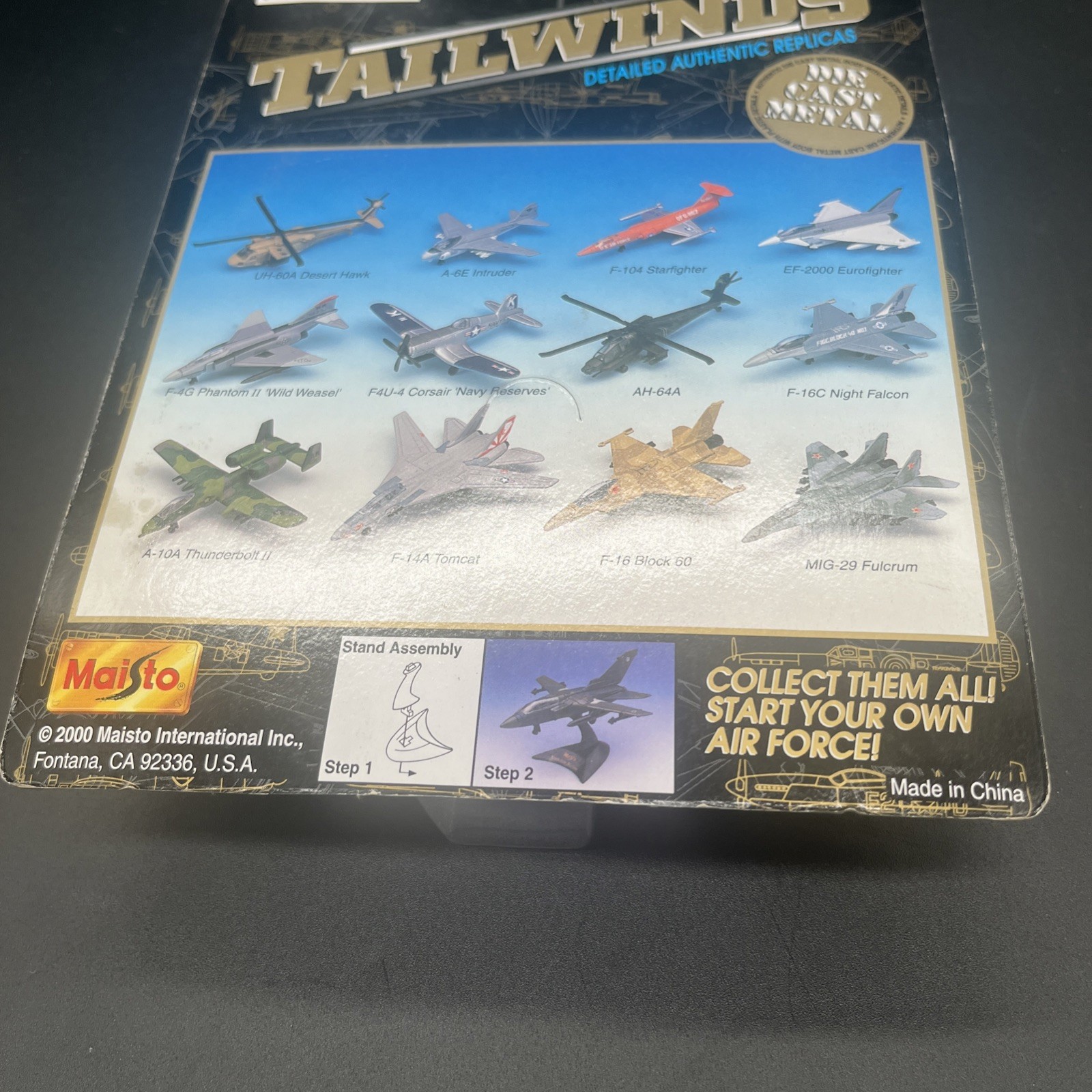 Maisto Tailwinds EF-2000 Eurofighter Typhoon German Luftwaffe Diecast Jet 15061