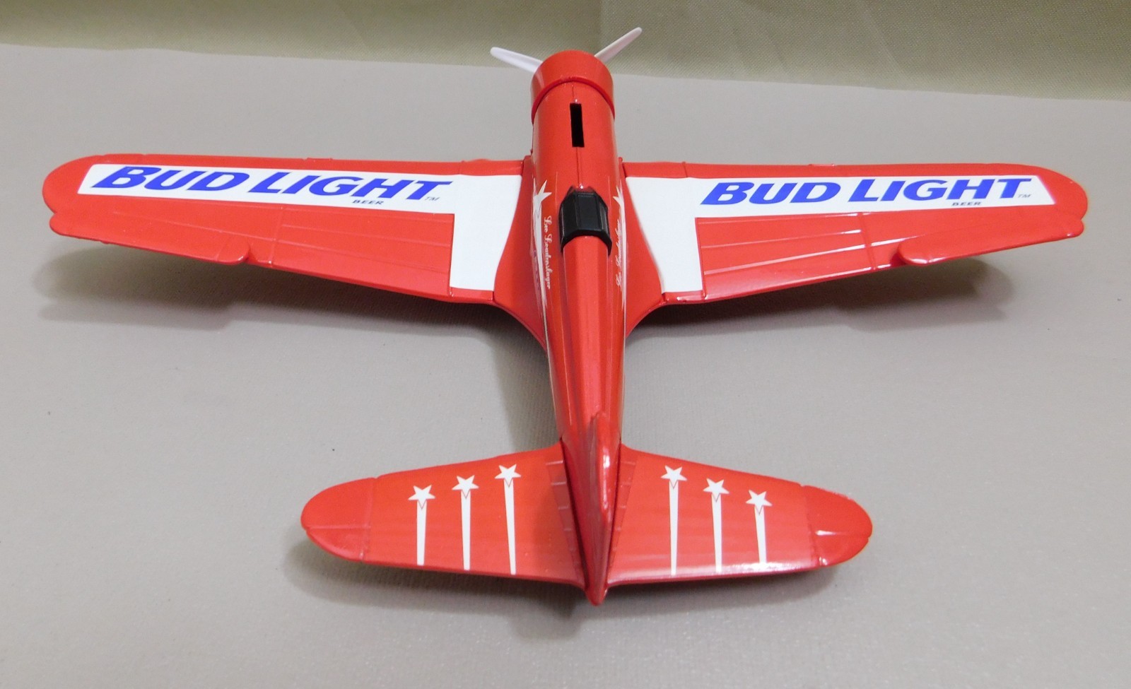 1932 Northrop Gamma Bud Light Racing Airplane Die Cast Bank Ertl 1995 F241