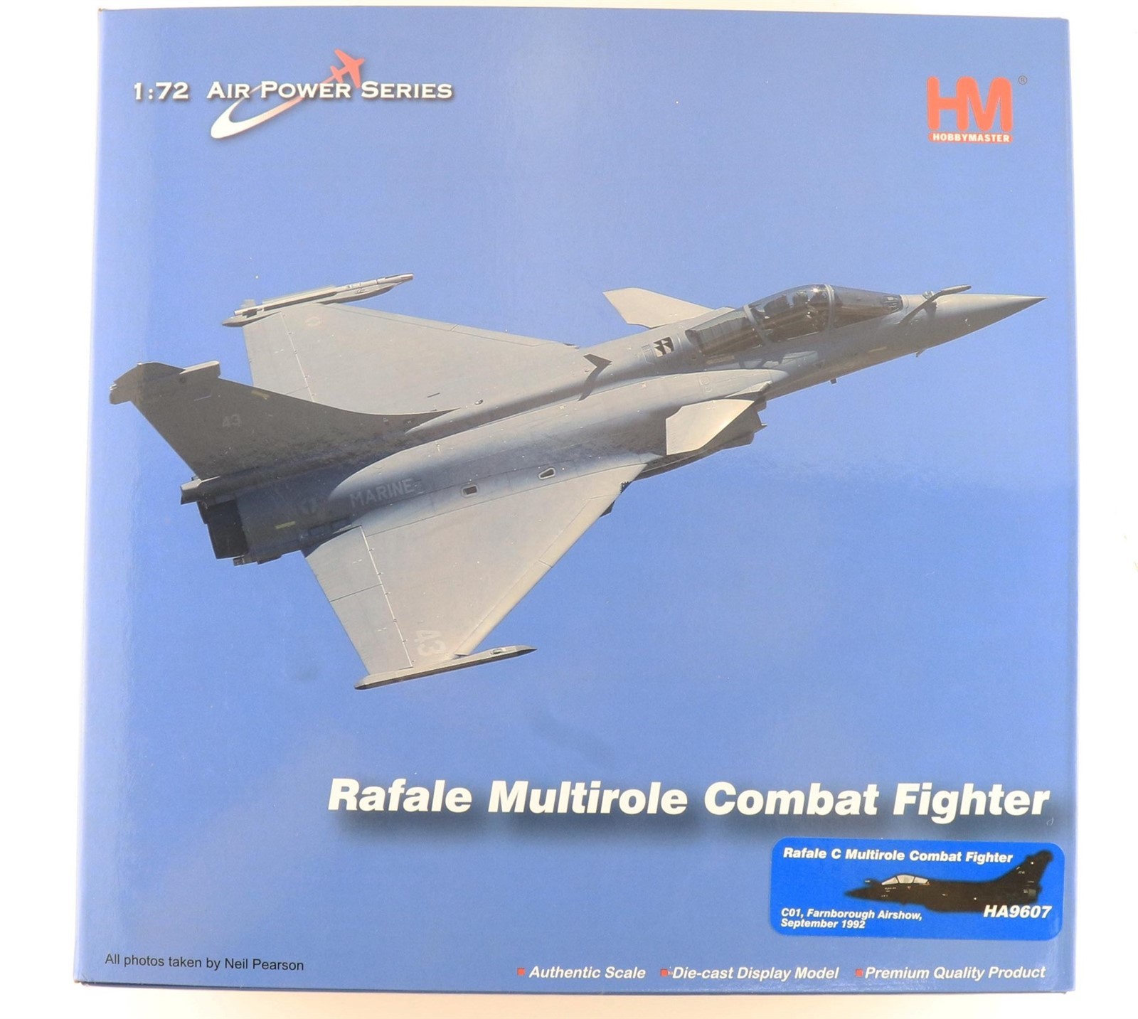 Hobby Master 1/72 Dassault Rafale C C01 Demonstrator Farnborough Airshow HA9607