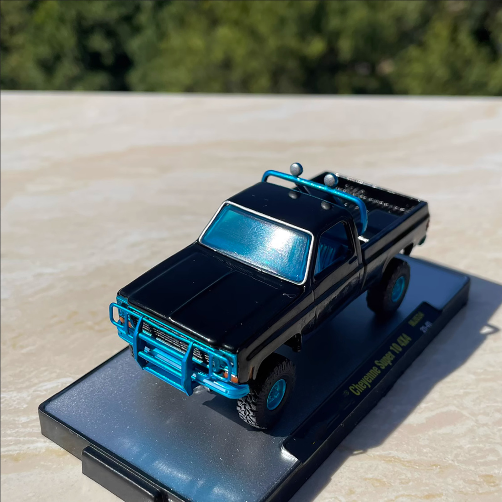 1/64 8cm 1973 For Chevrolet Cheyenne Super 10 4×4 Pickup Alloy Model Car
