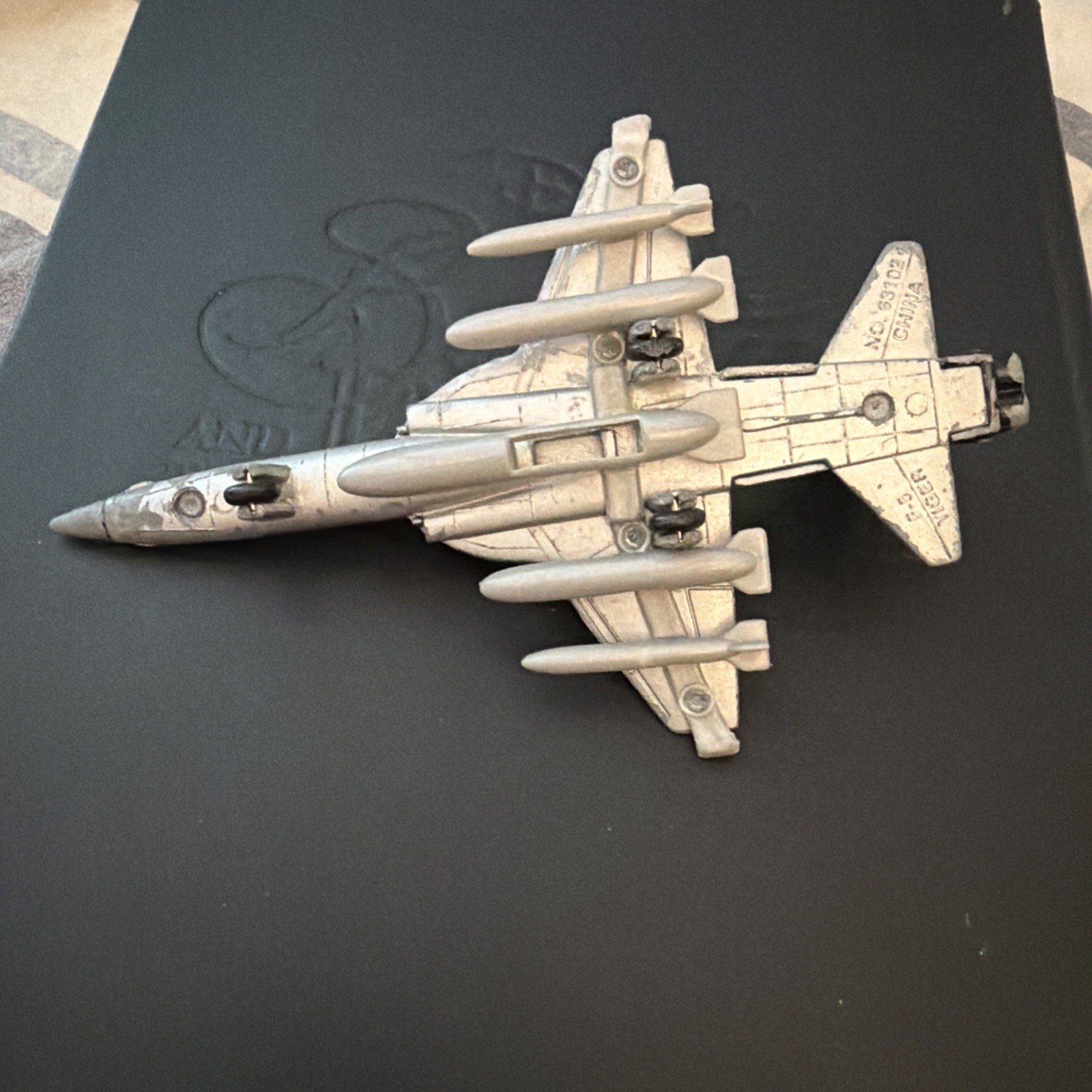 Vintage Die-Cast Mmmmjetal Northrop F-5E Tiger II Model Fighter Jet