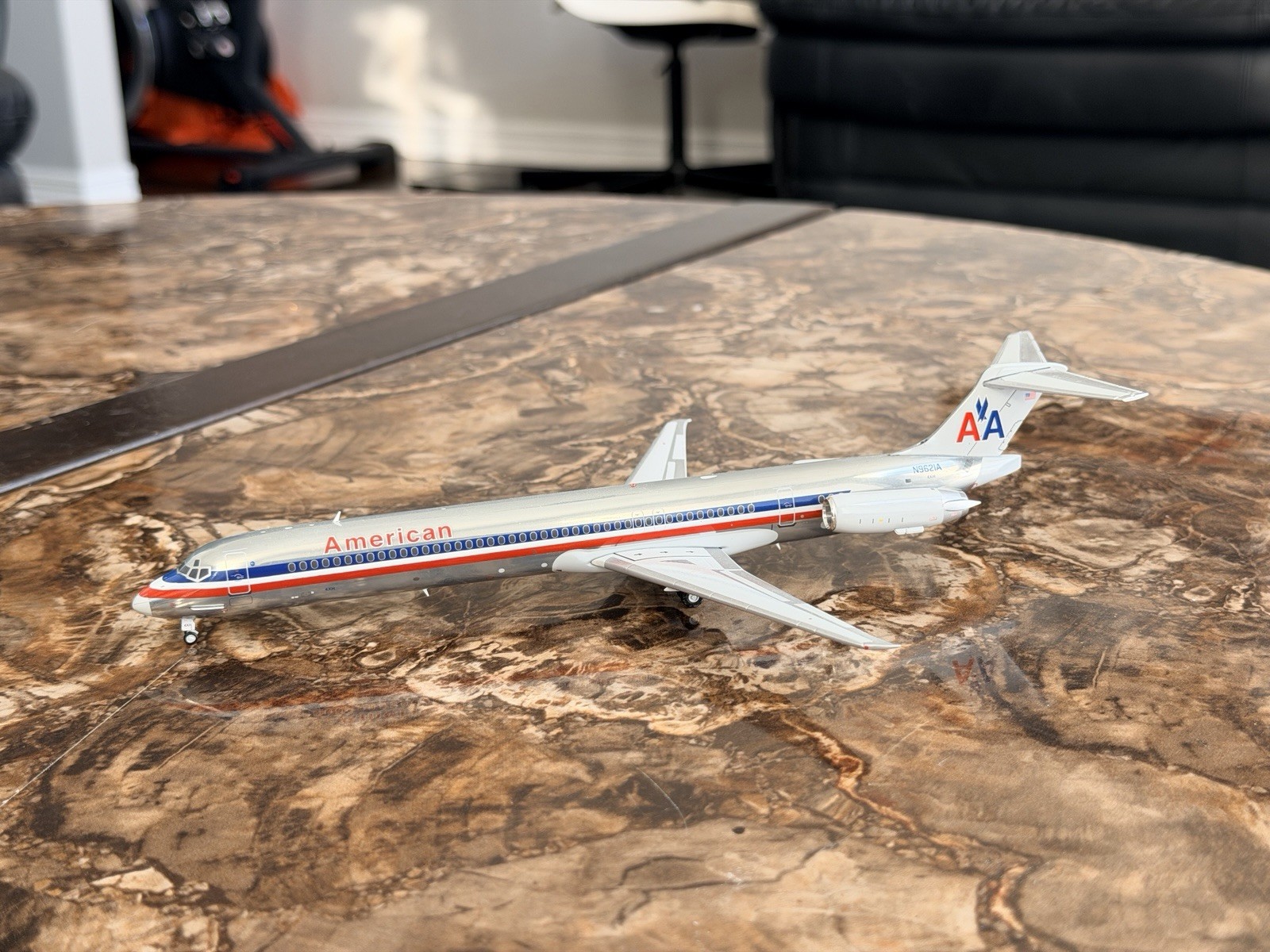 American MD-83 Polished N9621A Gemini 200 G2AAL760 1:200