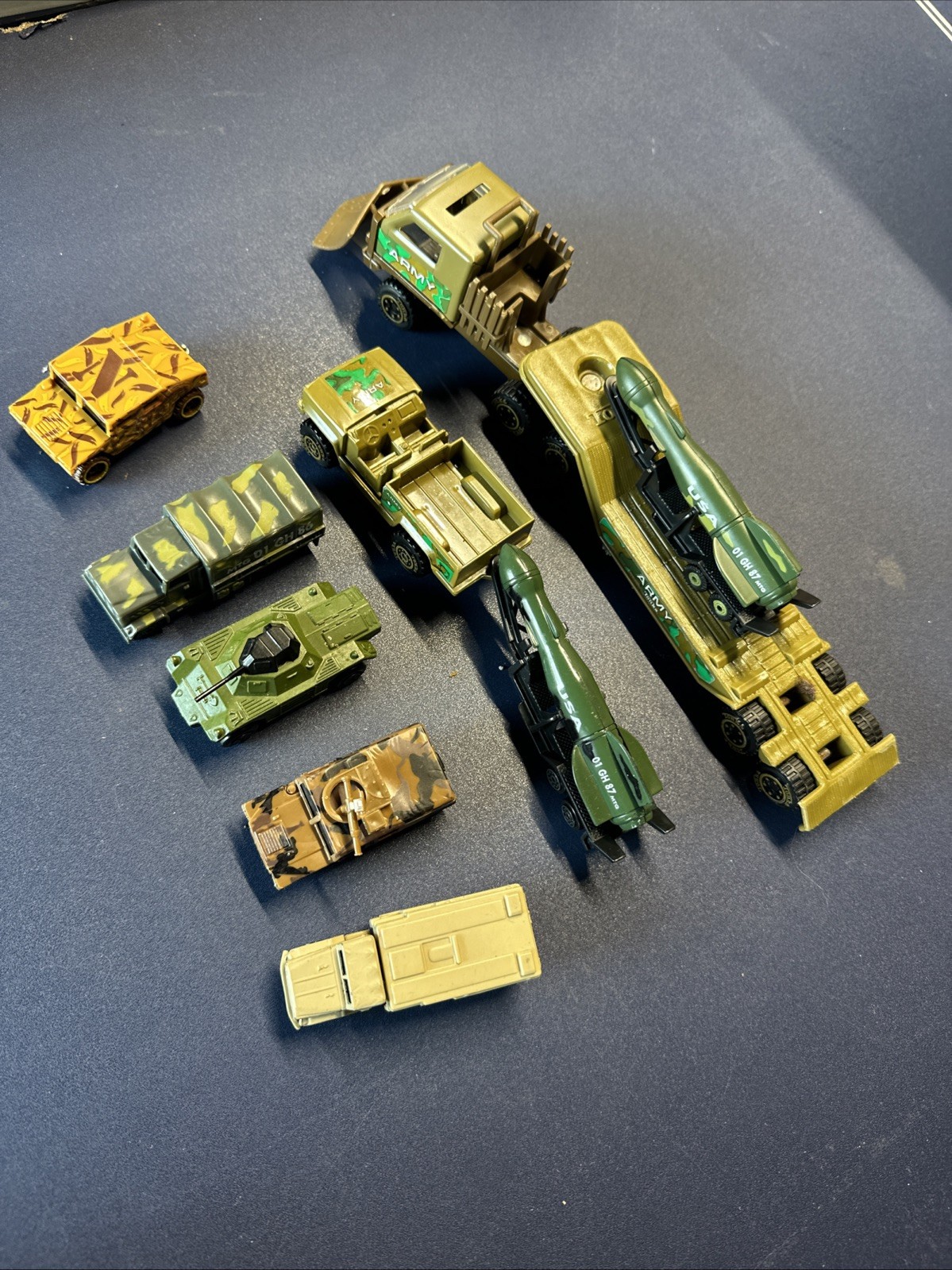 Lot Of Military Vehicles Truck Jeep Tanks Trailer Missiles