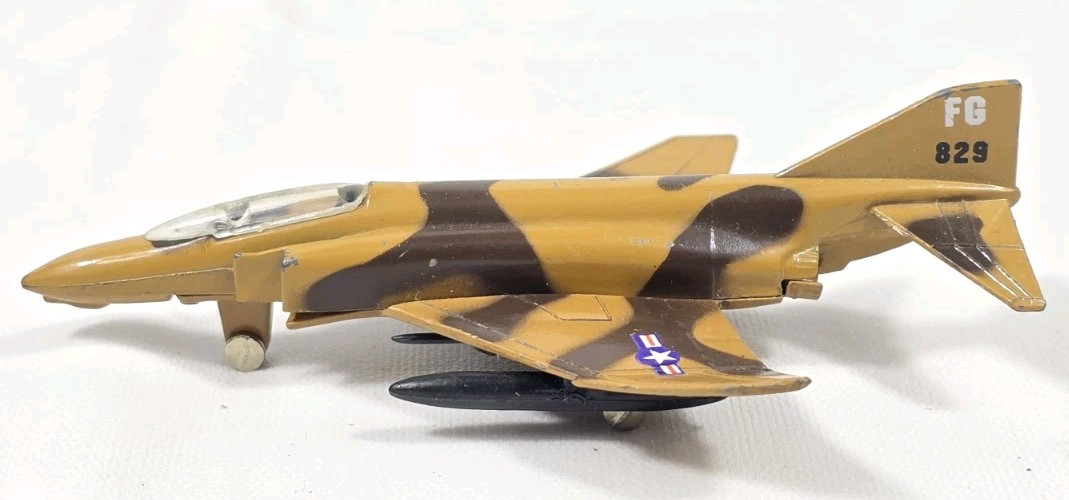 Zylmex Phantom Fighter Jet F-4C Diecastl Airplane A118 USA McDonnell Douglas