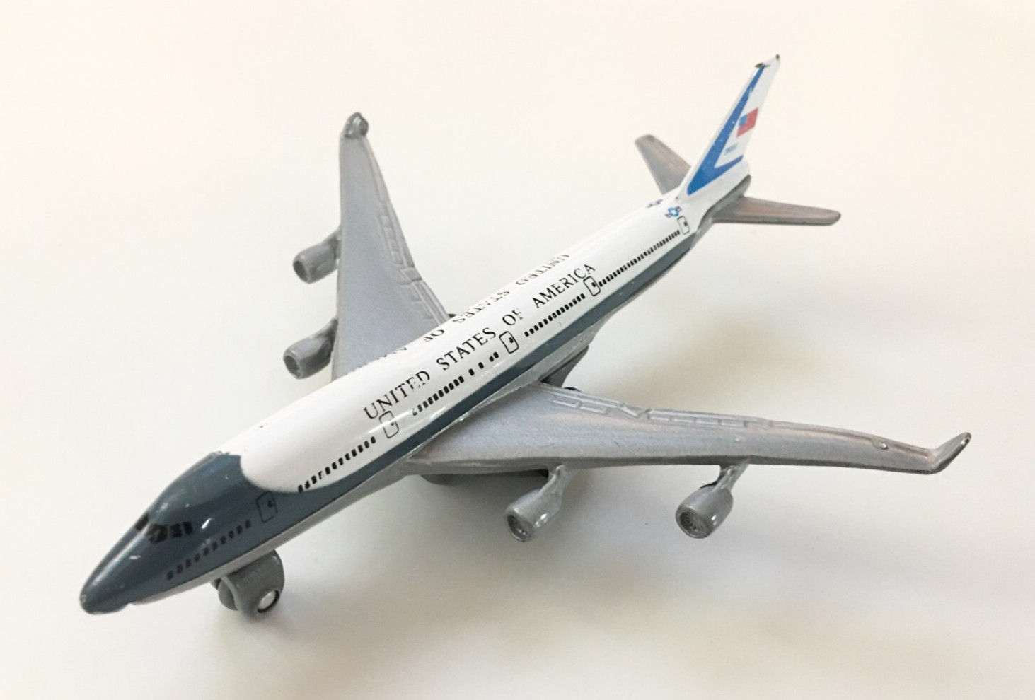 747 Jet USAF Air Force One United States of America Airplane Diecast 6″