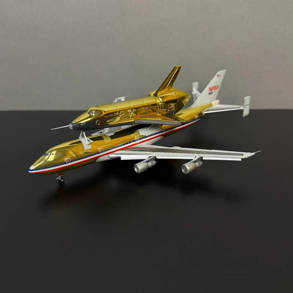 GOLDEN Patriot Models 1:400 NASA Boeing 747-123 (SCA) N905NA FLAPS DOWN