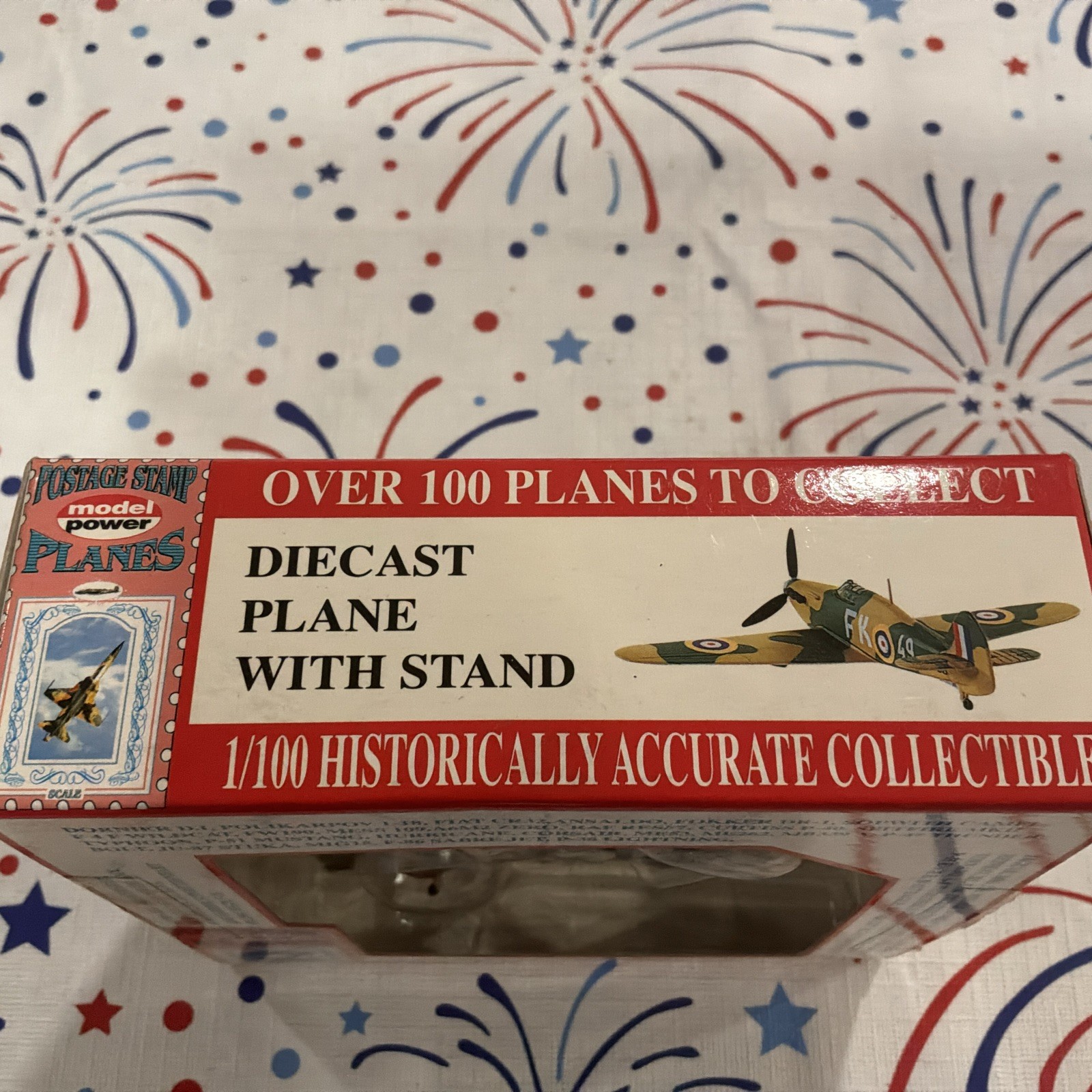 Diecast 1/100 Hurricane MKII Postage Stamp Plane 5340-1 NEW IN BOX