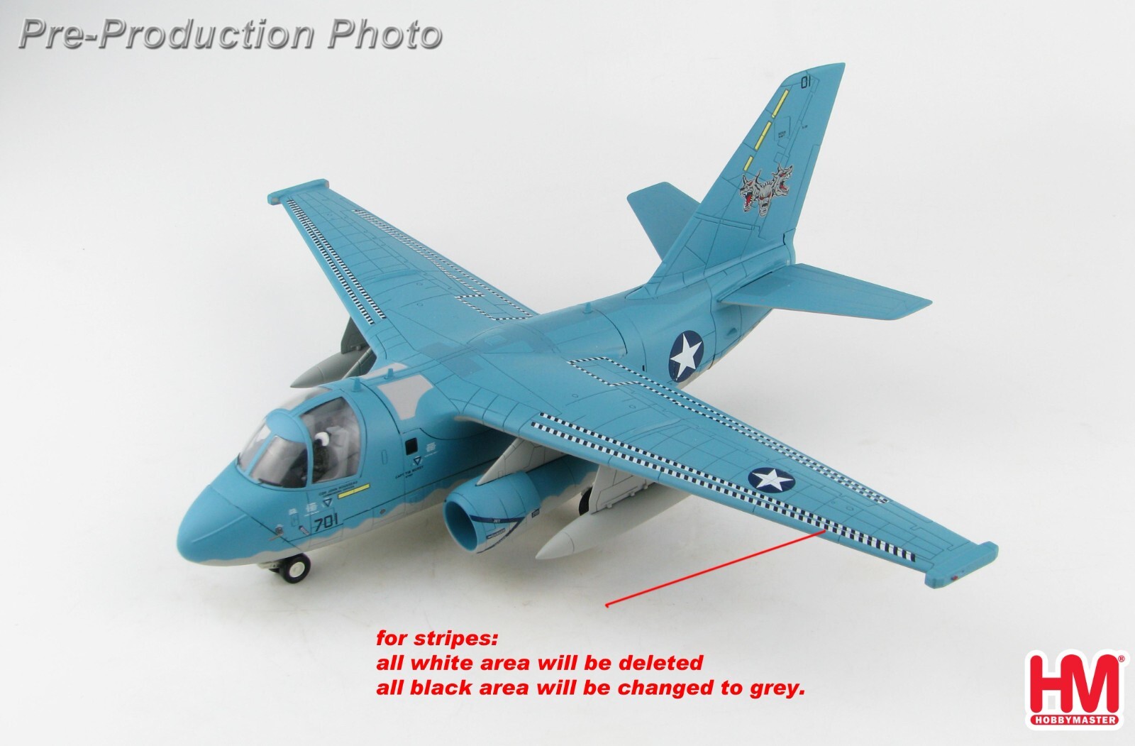 S-3B VIKING 100 YEARS OF NAVAL AVIATION BUNO, 2011 – HOBBY MASTER HA4910 1/72