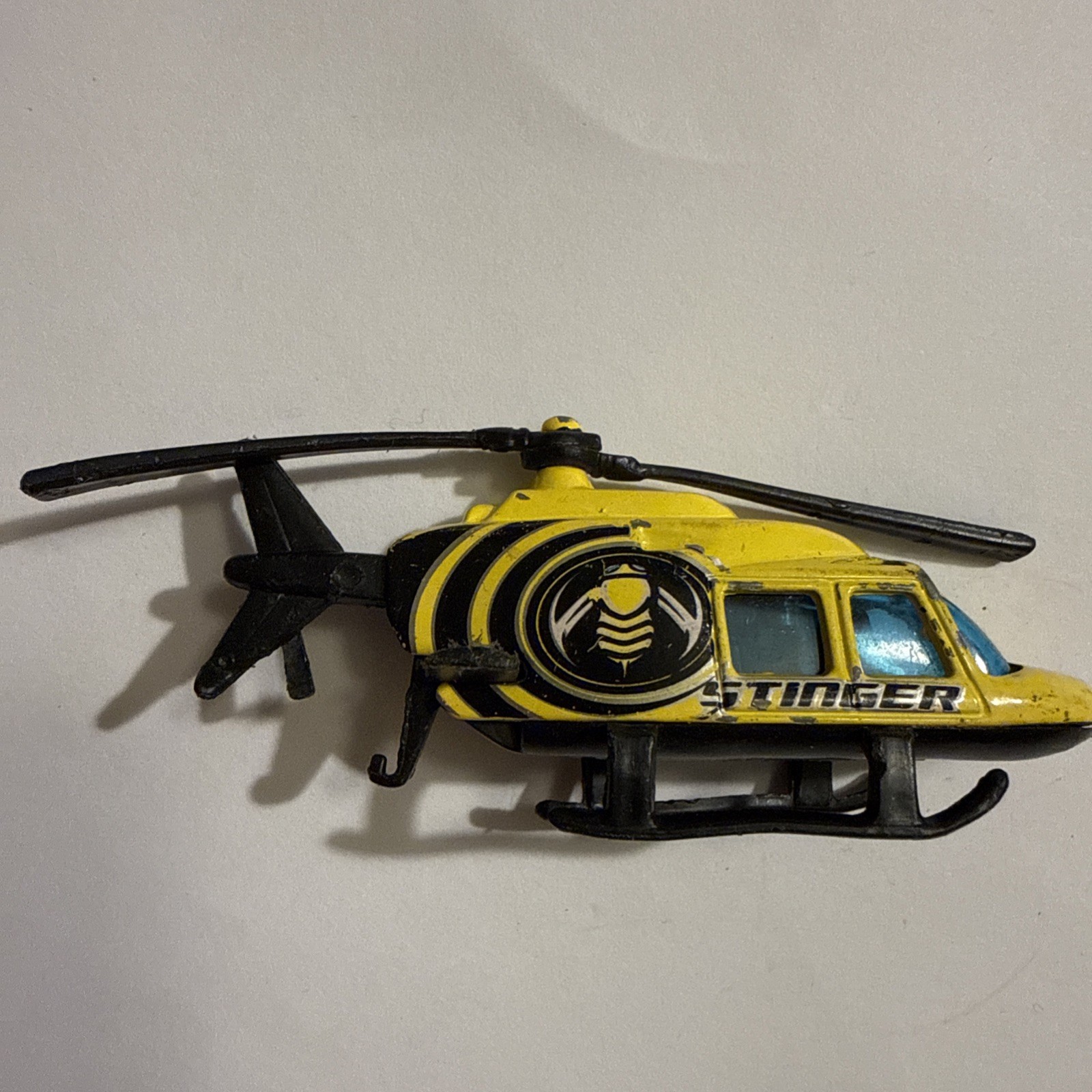 2009 Matchbox Sky Busters Metal AirBlade Air Taxi Yellow