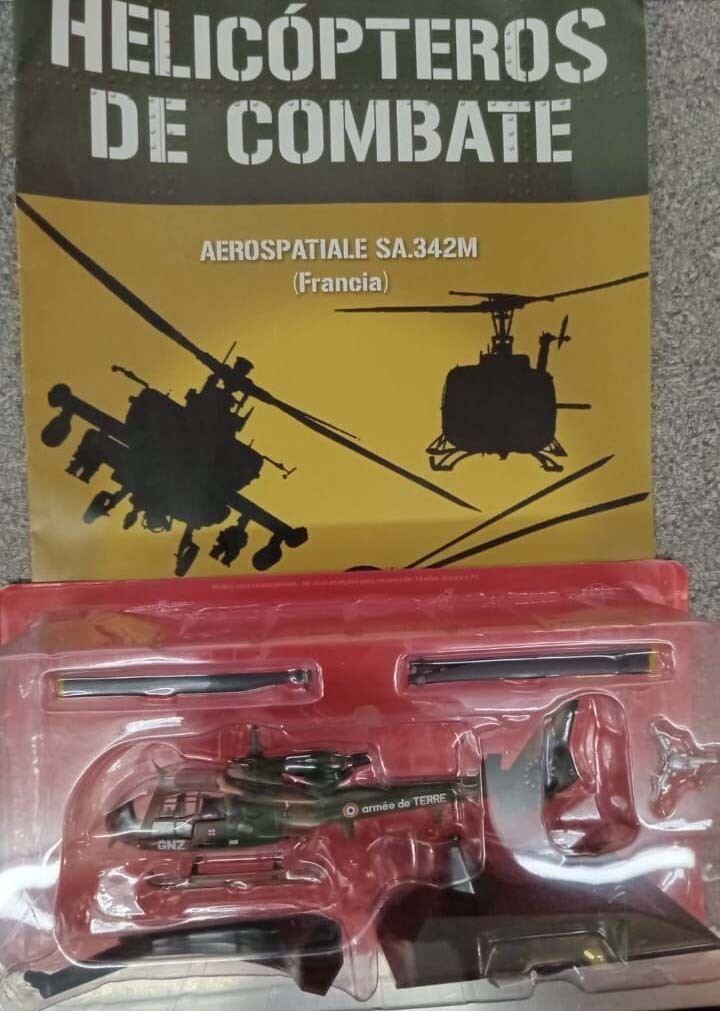 AEROSPATIALE SA.342M – FRANCE – COMBAT HELICOPTERS – 1:72 Diecast