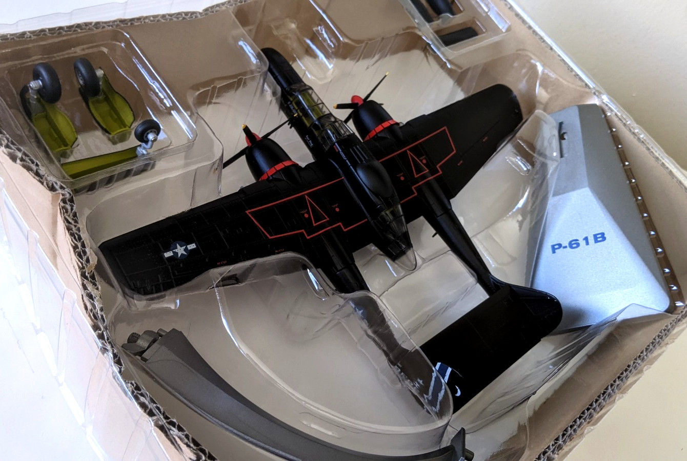 RARE Air Force 1 P-61B Black Widow BLACK PANTHER PRE-ORDER VERSION AF1 1:72 NEW