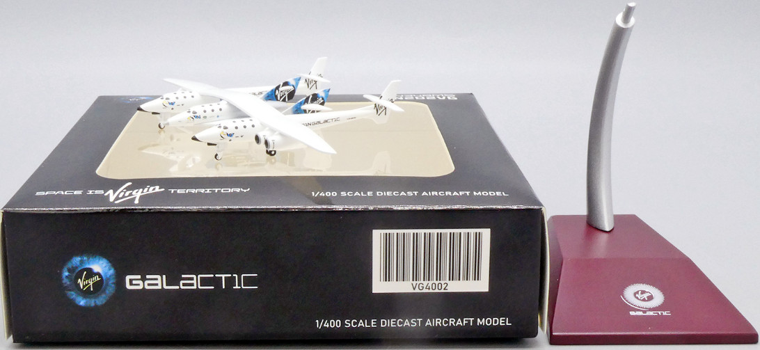 JC WINGS VIRGIN GALACTIC SCALED COMPOSITES 348 WHITE KNIGHT 1:400 VG4VGX002