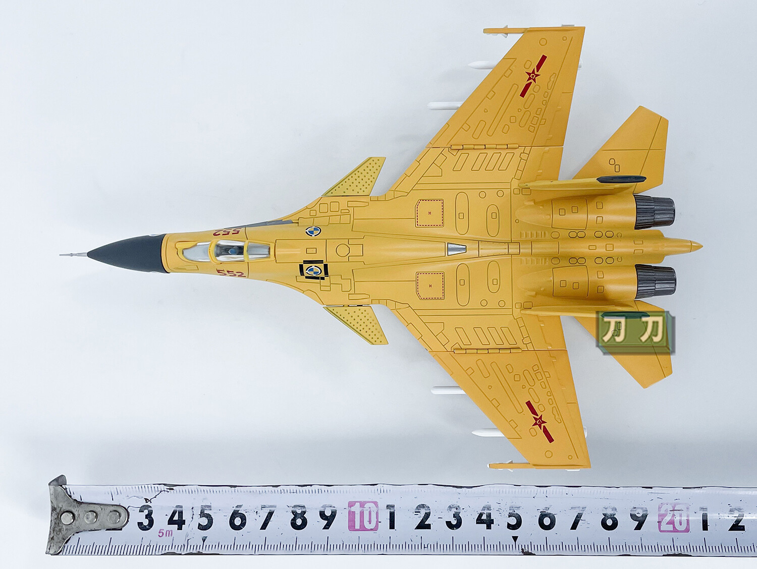 1:100 21CM AVIC China J-15 Fighter Plane Diecast Military Aircraft Model