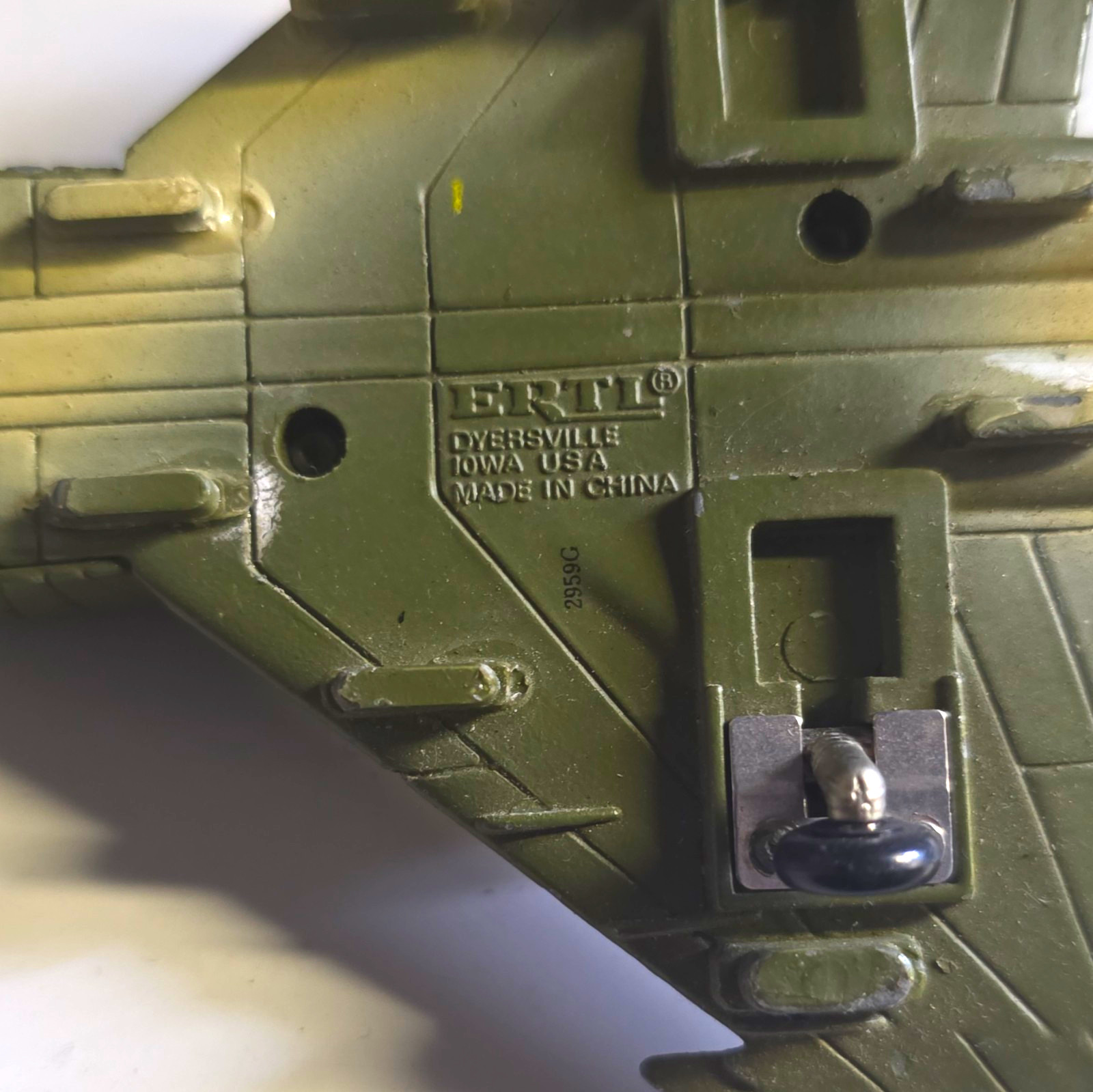 Ertl Military Airplane Diecast Aircraft Toy Model Plane Green