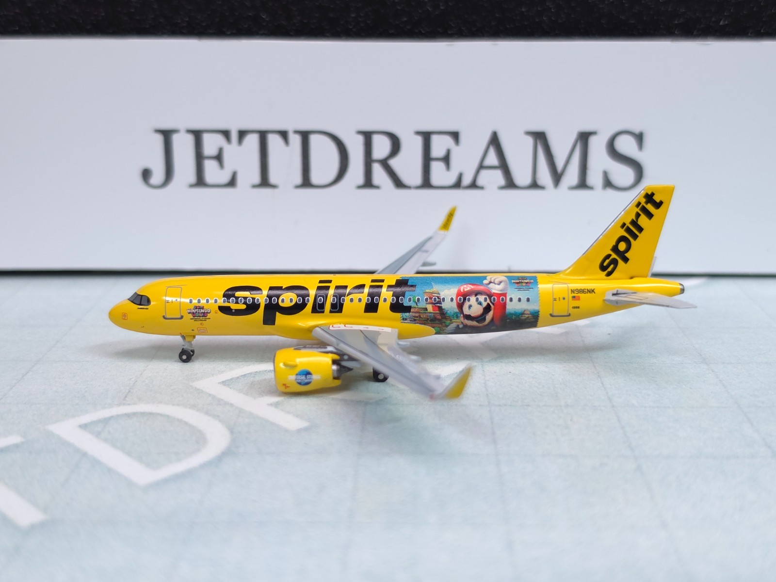 1/400 SPIRIT AIRLINES AIRBUS A320 SUPER NINTENDO MARIO N986NK AEROCLASSICS READ