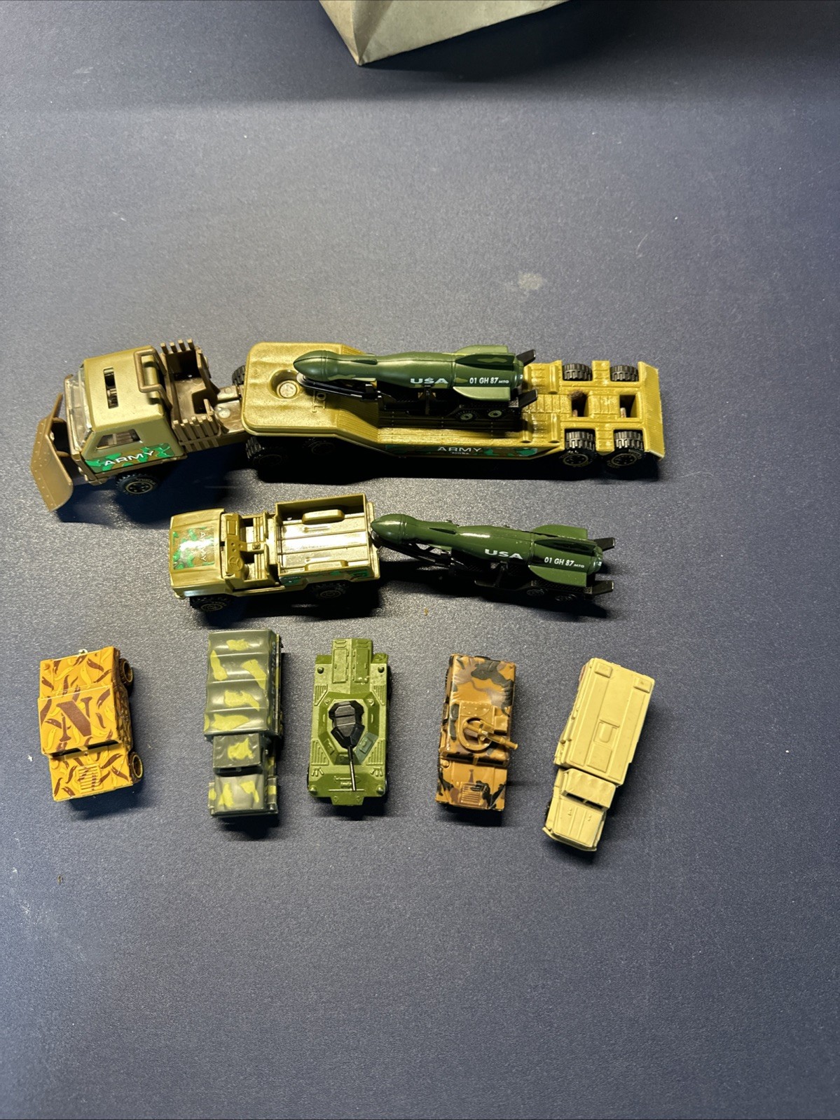 Lot Of Military Vehicles Truck Jeep Tanks Trailer Missiles