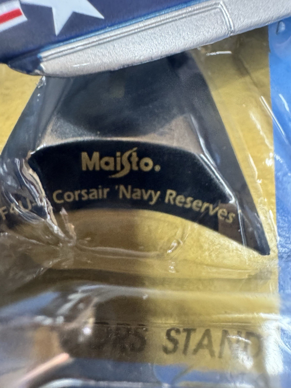 5 Tailwinds F4U-4 Corsair Navy Reserves Diecast Plane w/Collector Stand #15061
