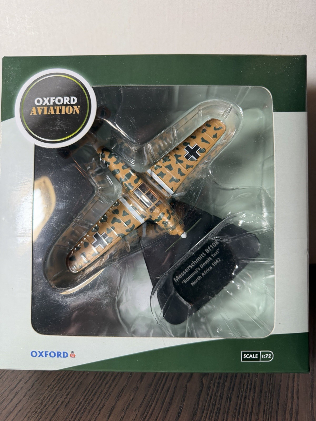 Oxford Diecast 1:72 Bf 108 Taifun Rommel’s Desert Taxi North Africa 1942 AC047